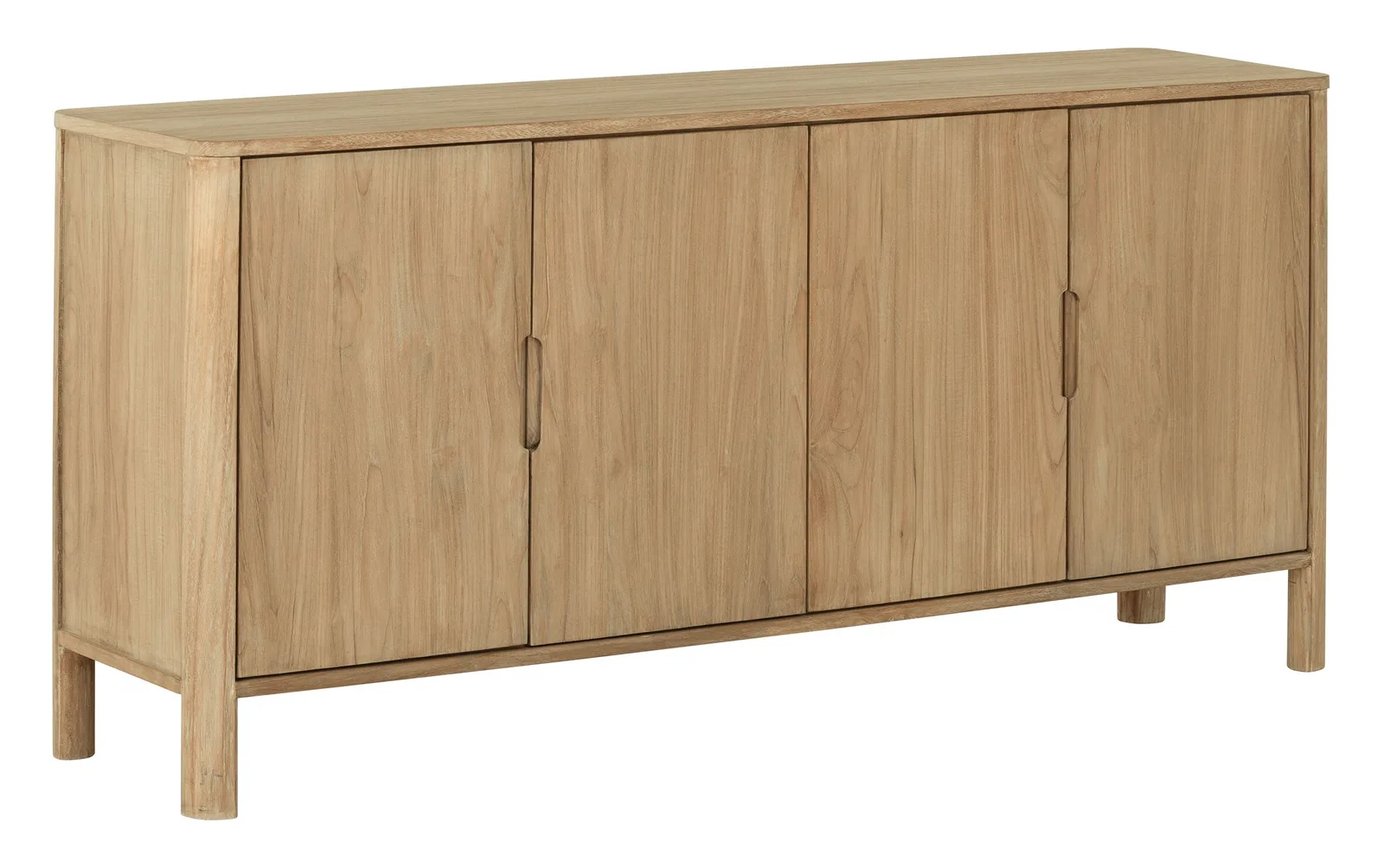 Dressoir Forte op een witte achtergrond, met de voorkant en rechterkant zichtbaar - DTP Home