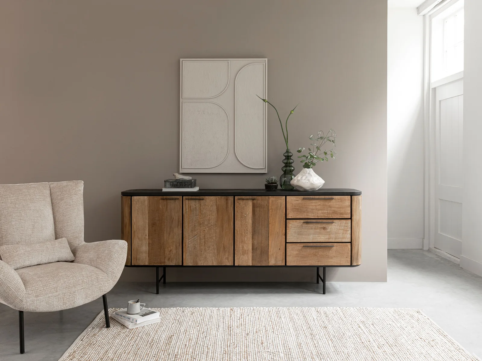 Wall decoration Lorcan Cream - MUST Living