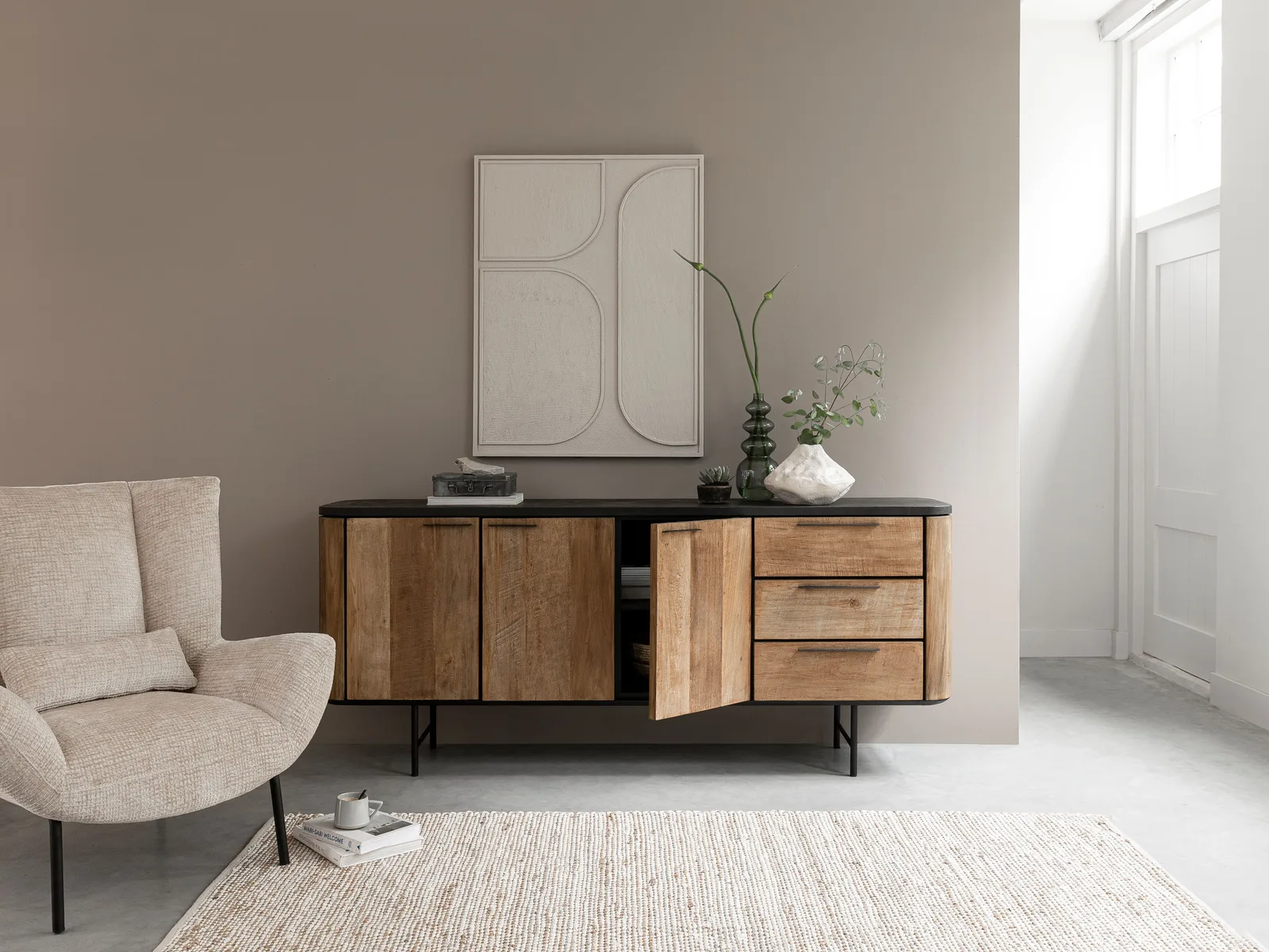 Wall decoration Lorcan Cream - MUST Living