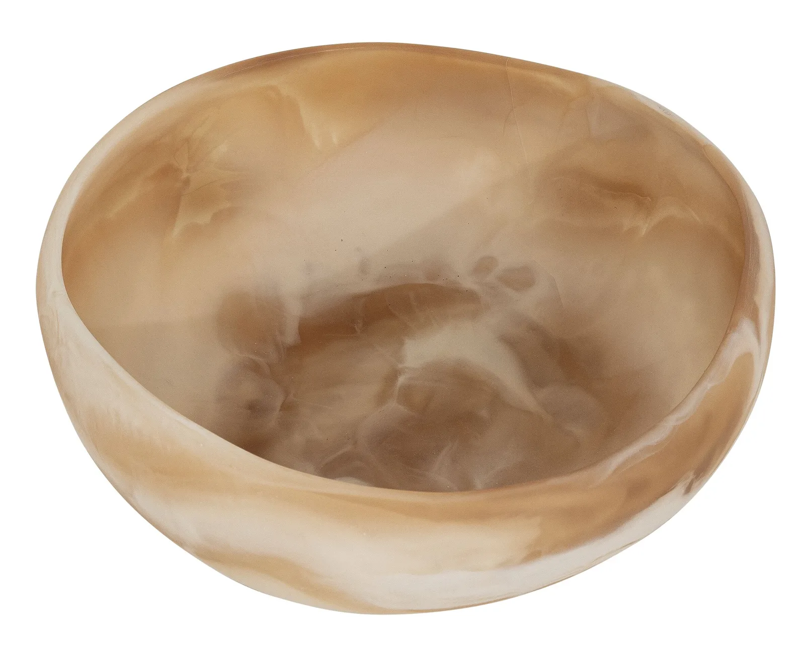 Tray Bowl Rafael brown-white swirl - MUST Living