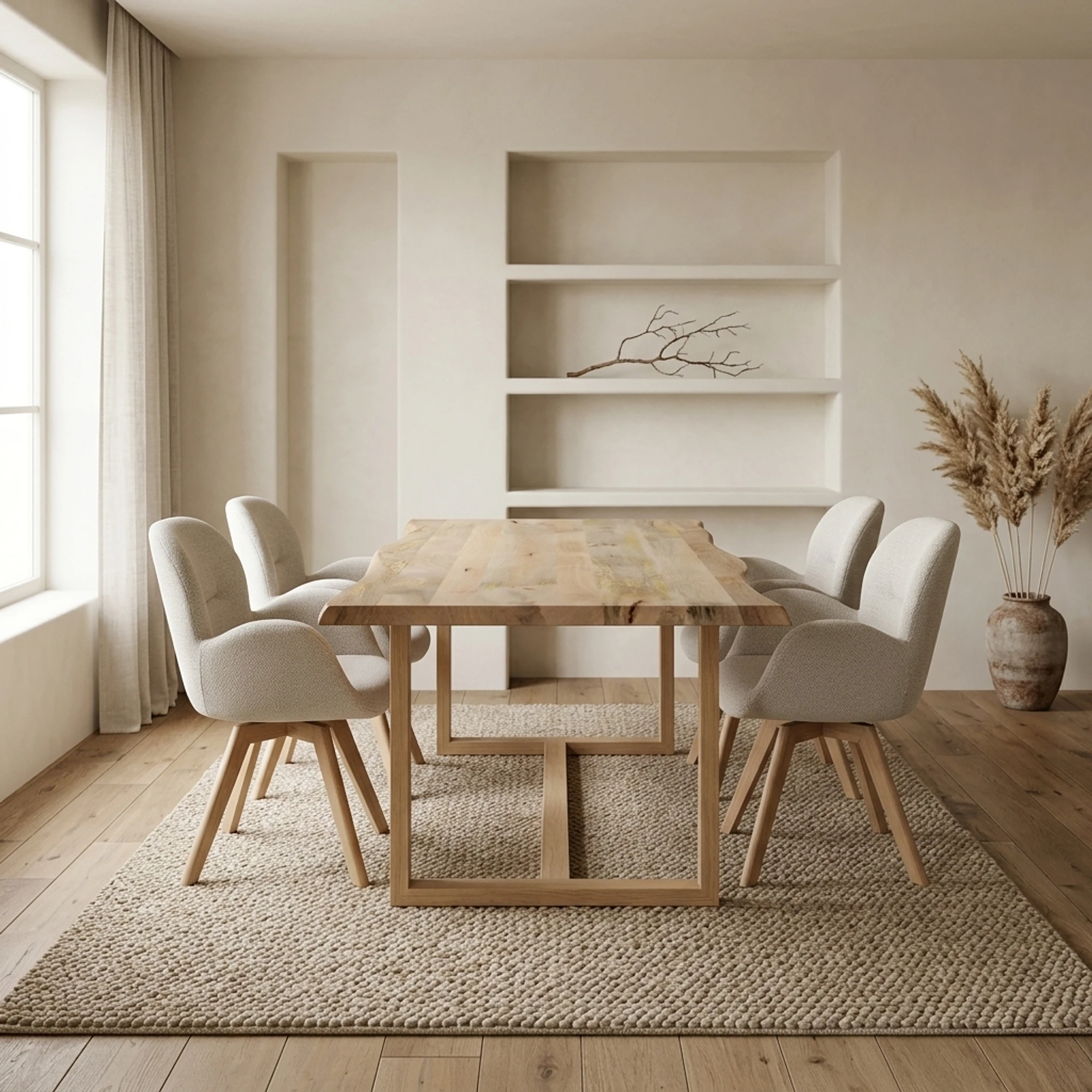Eetkamer Tafelblad Mango Live Edge - Benoa