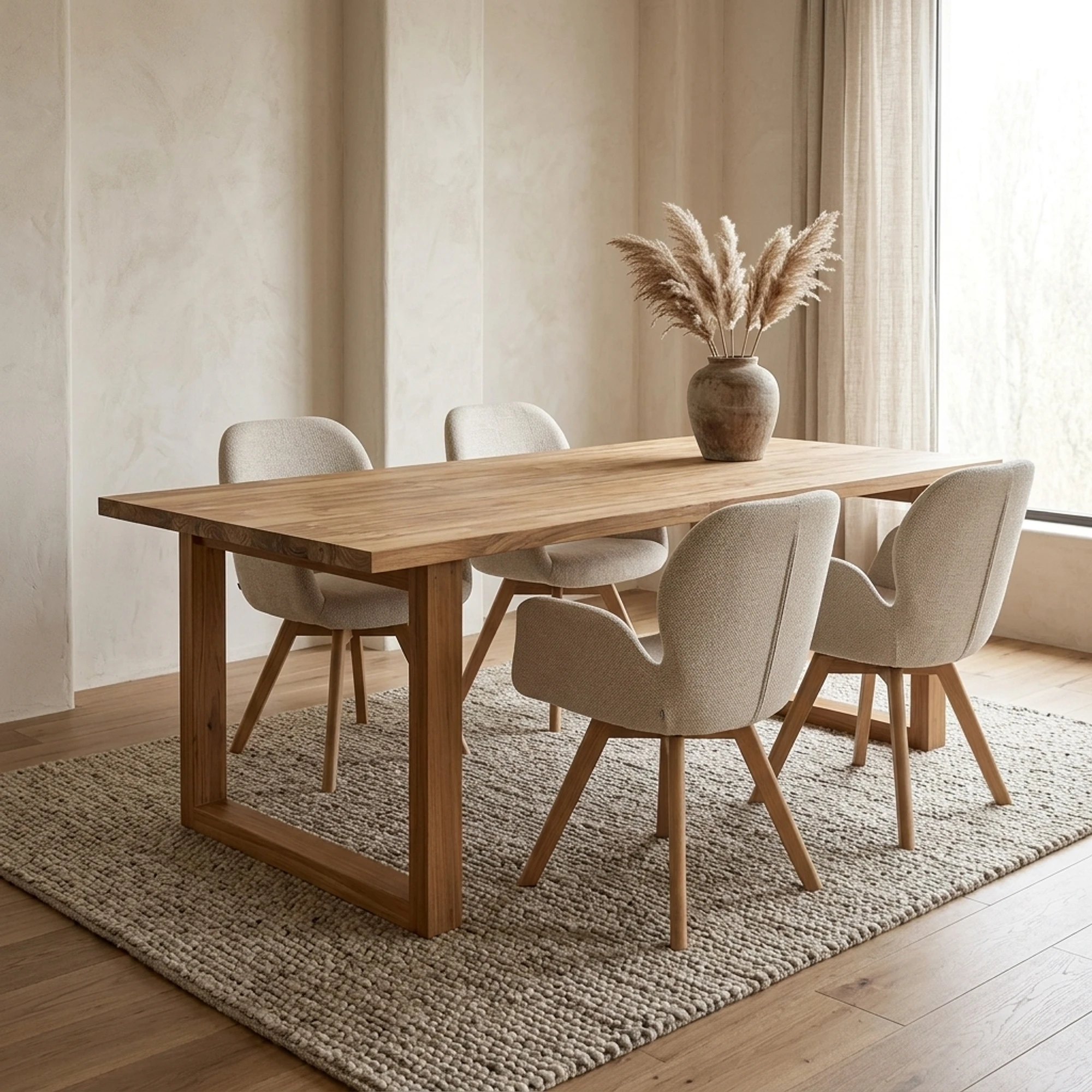 Eetkamer tafelblad Massief Teak - Benoa