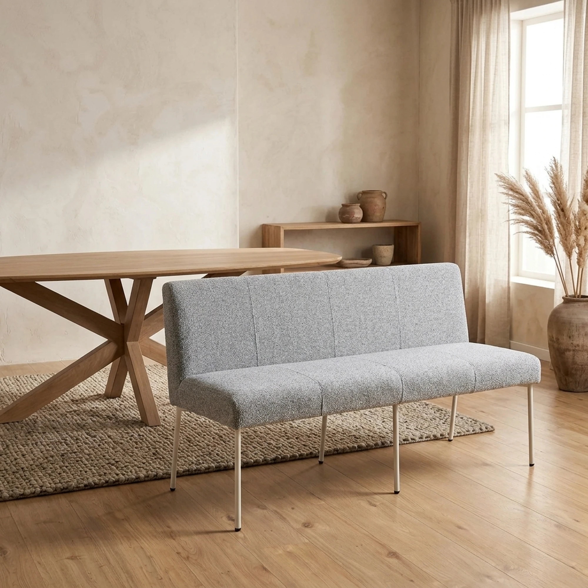 Essbank Riff Beige 200 cm - Starfurn