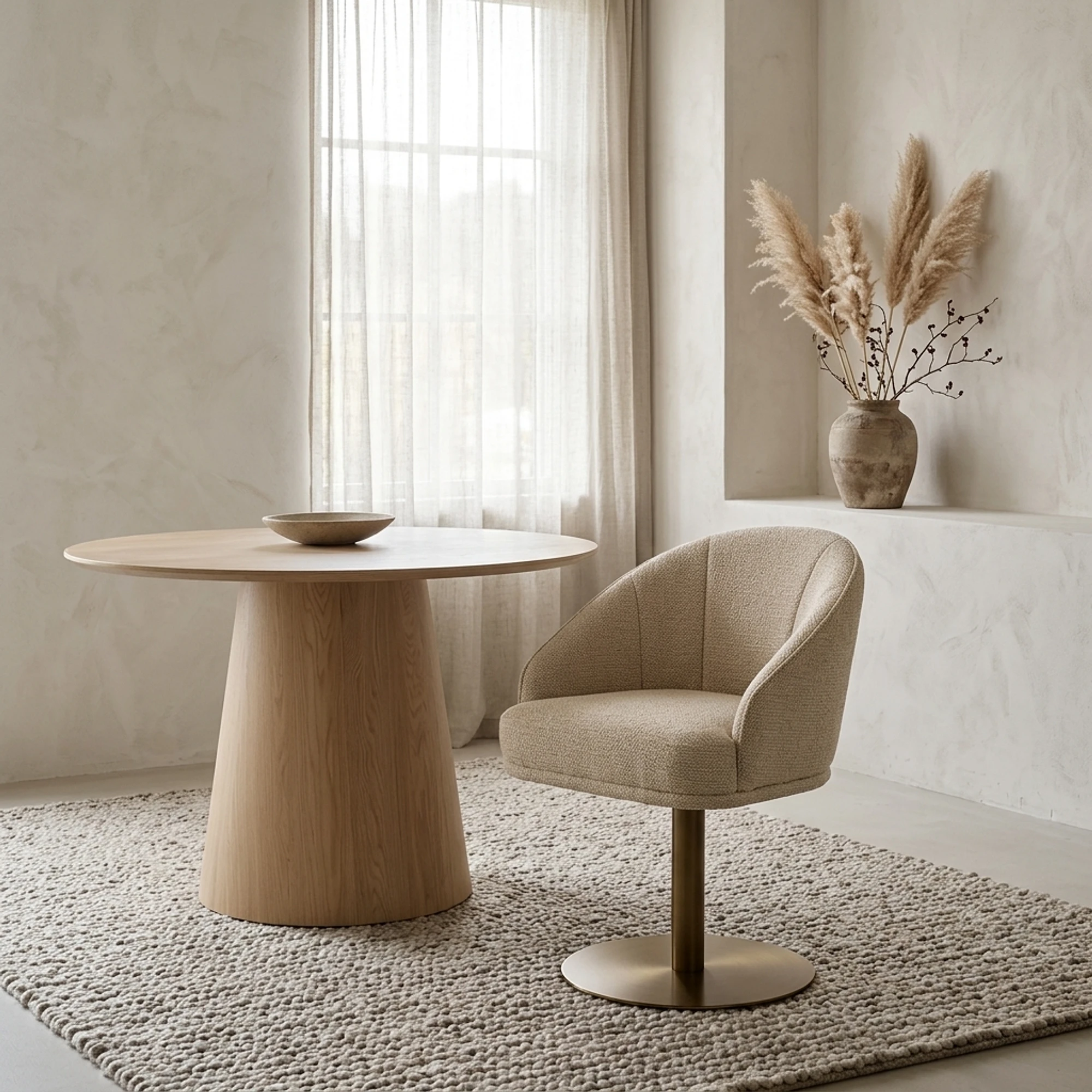 Esszimmerstuhl Beverly natural fancy drehbar - Richmond Interiors