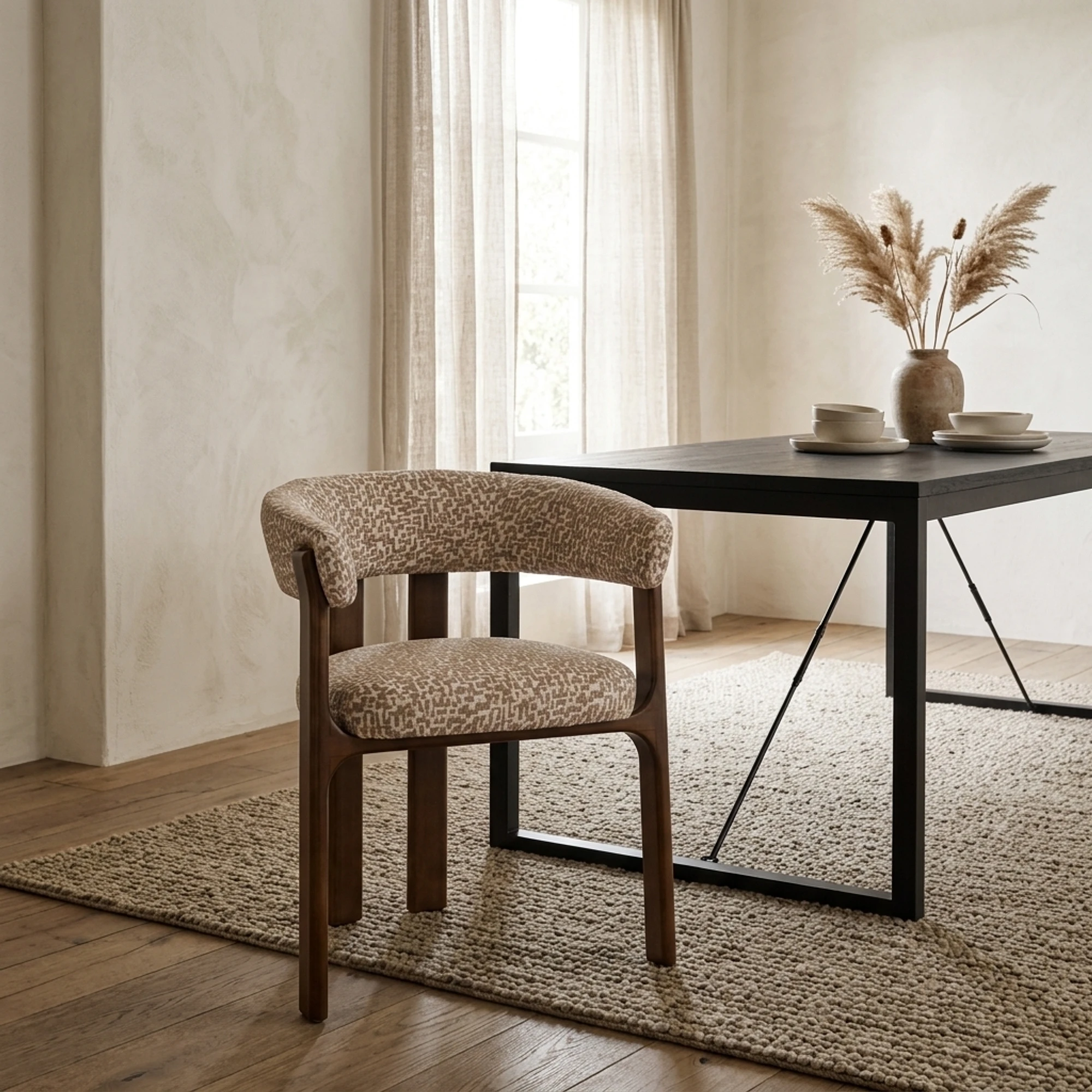 Eetkamerstoel Contigo natural geo - Richmond Interiors