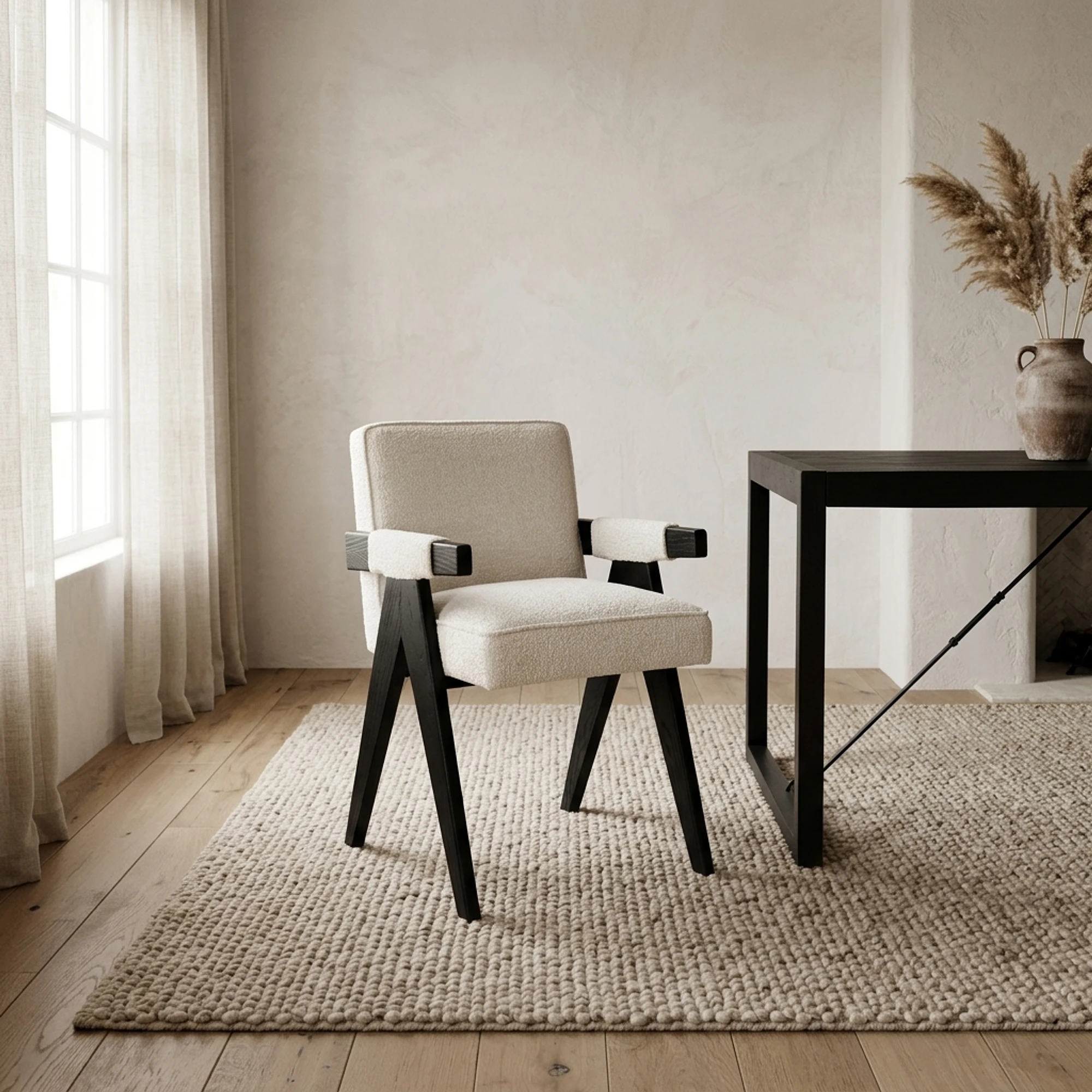 Esszimmerstuhl Cooper white chenille - Richmond Interiors