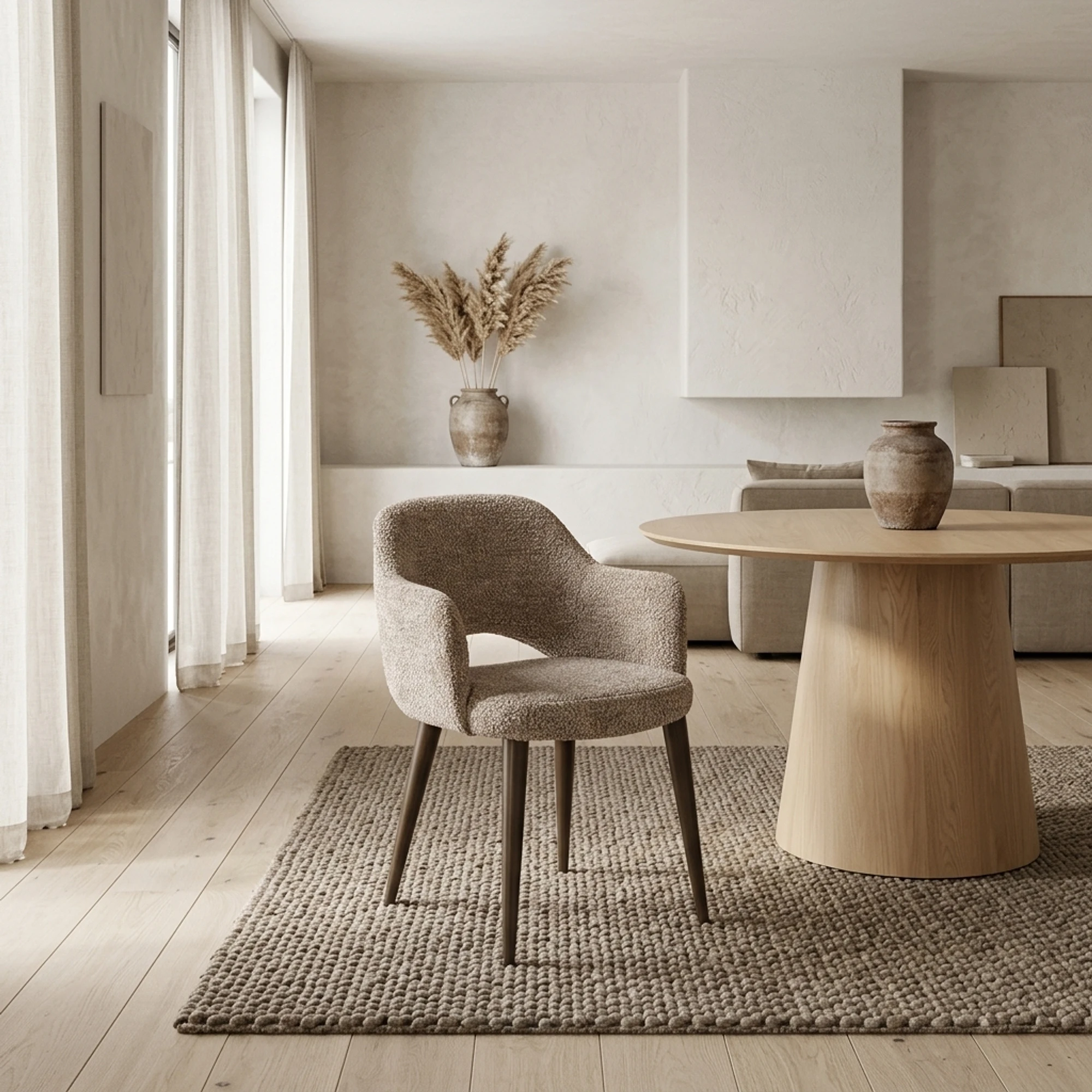Eetkamerstoel Delphina lovely nature brandvertragend - Richmond Interiors