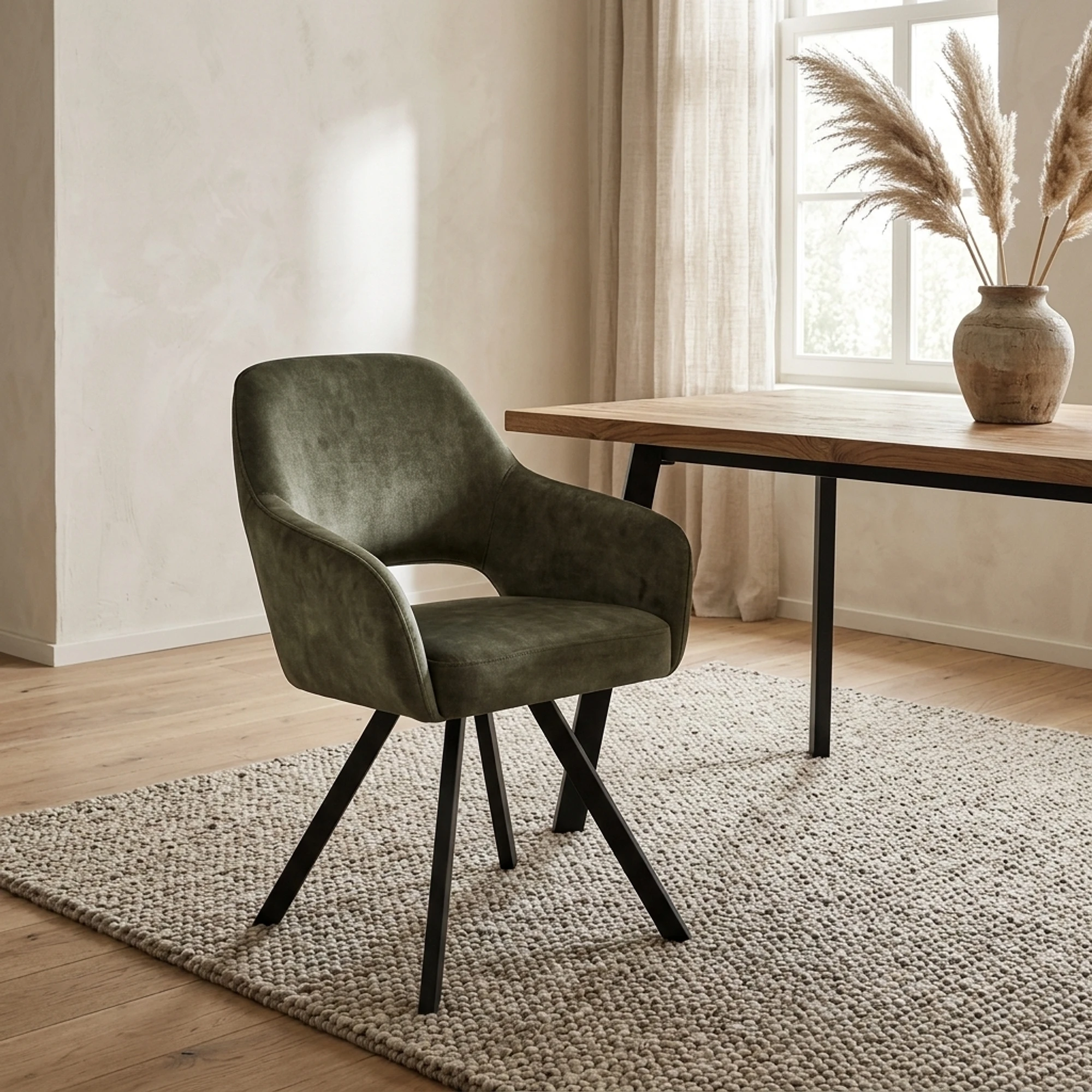 Dining Chair Emilie Adore 17 Moss - Benoa