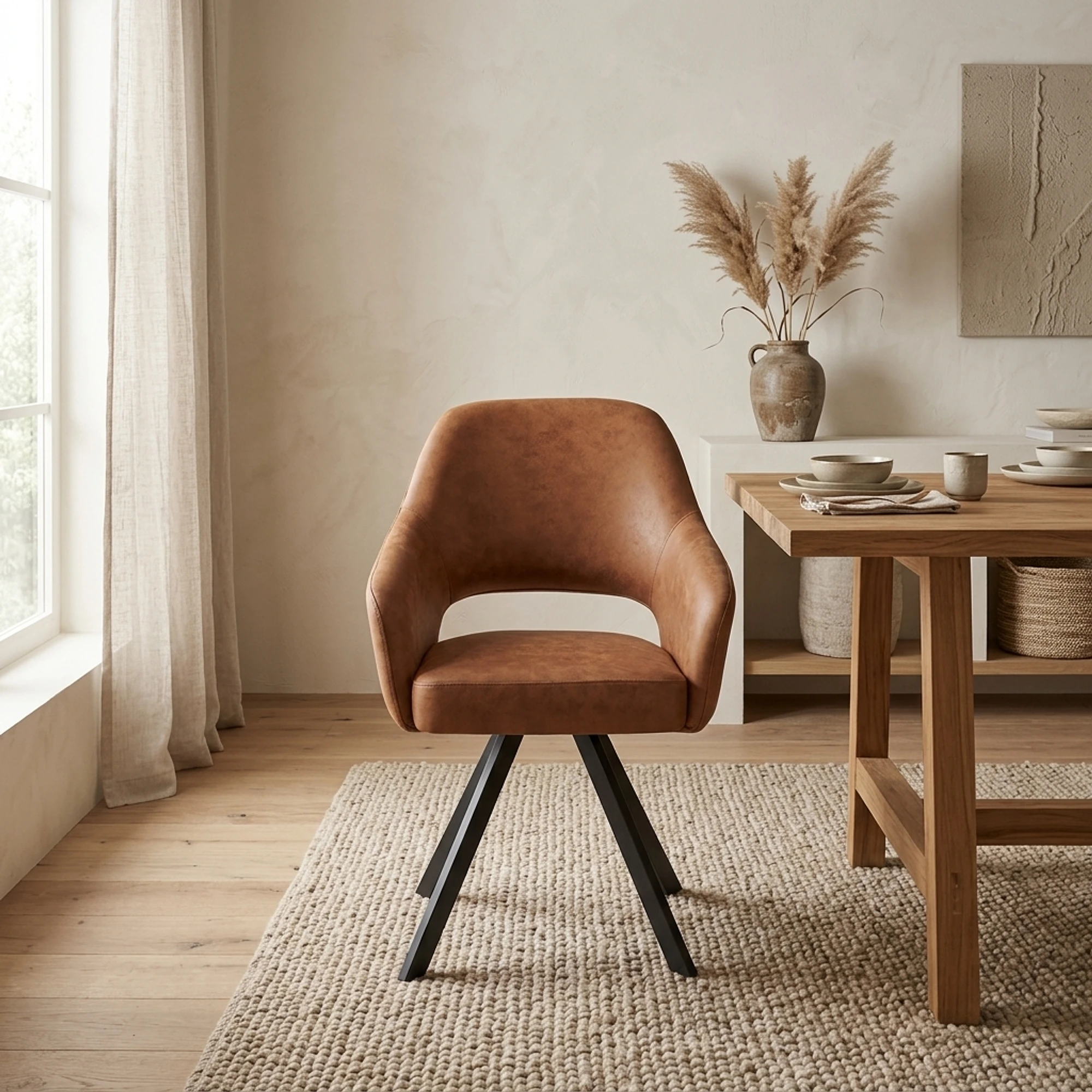 Dining Chair Emilie CEP 01 Cognac - Benoa