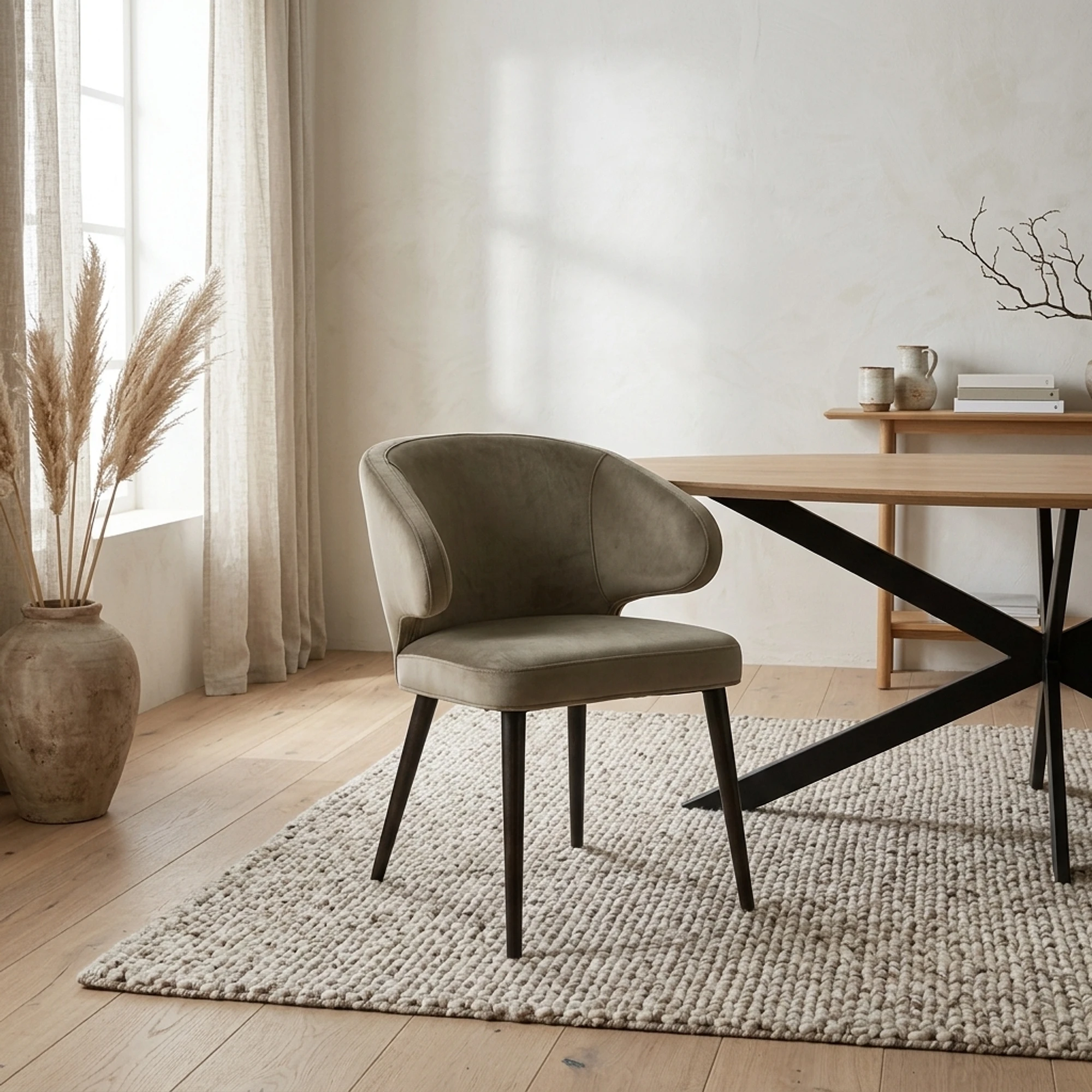 Esszimmerstuhl Indigo khaki velvet - Richmond Interiors