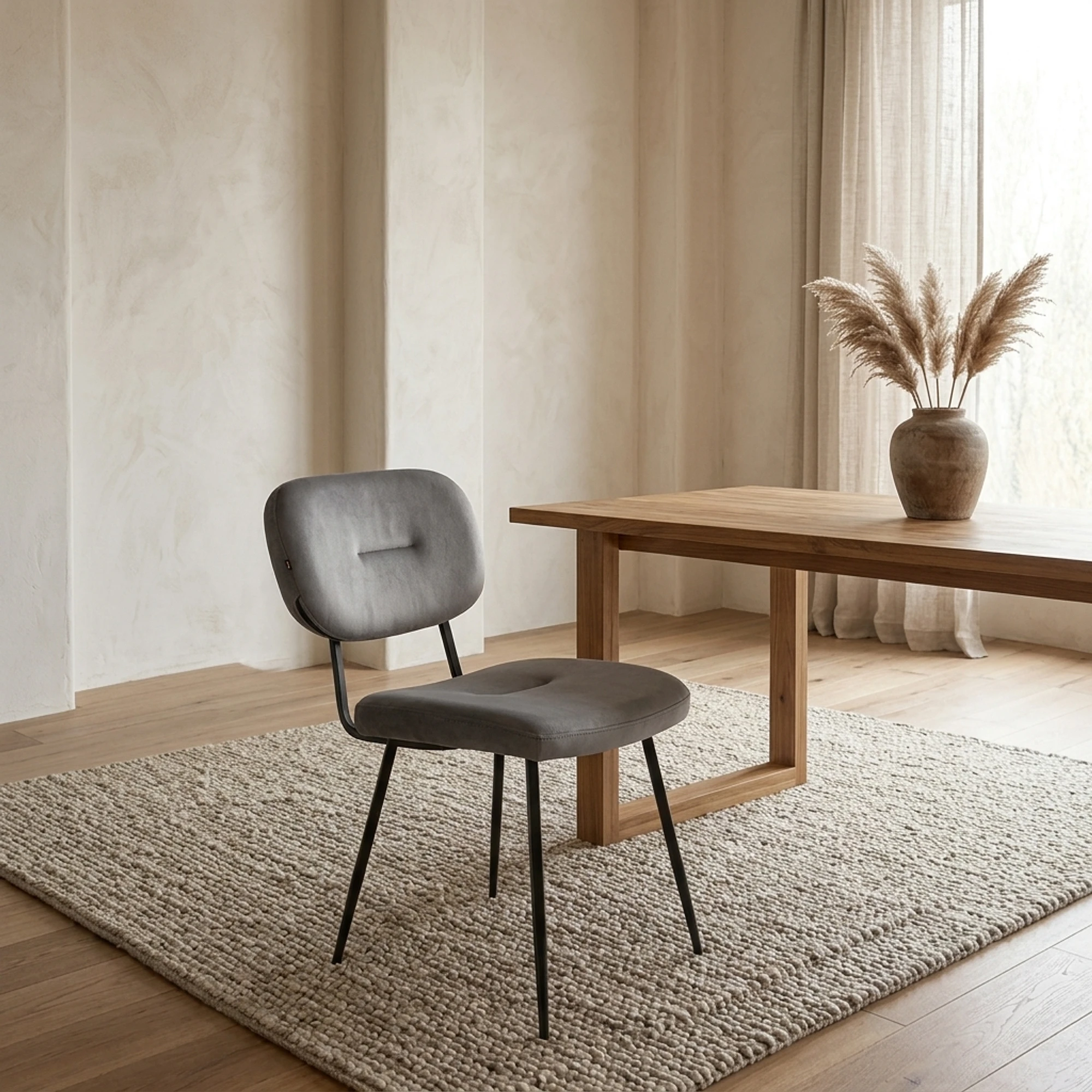 Dining Chair Jonathan Elephant Grey - Benoa