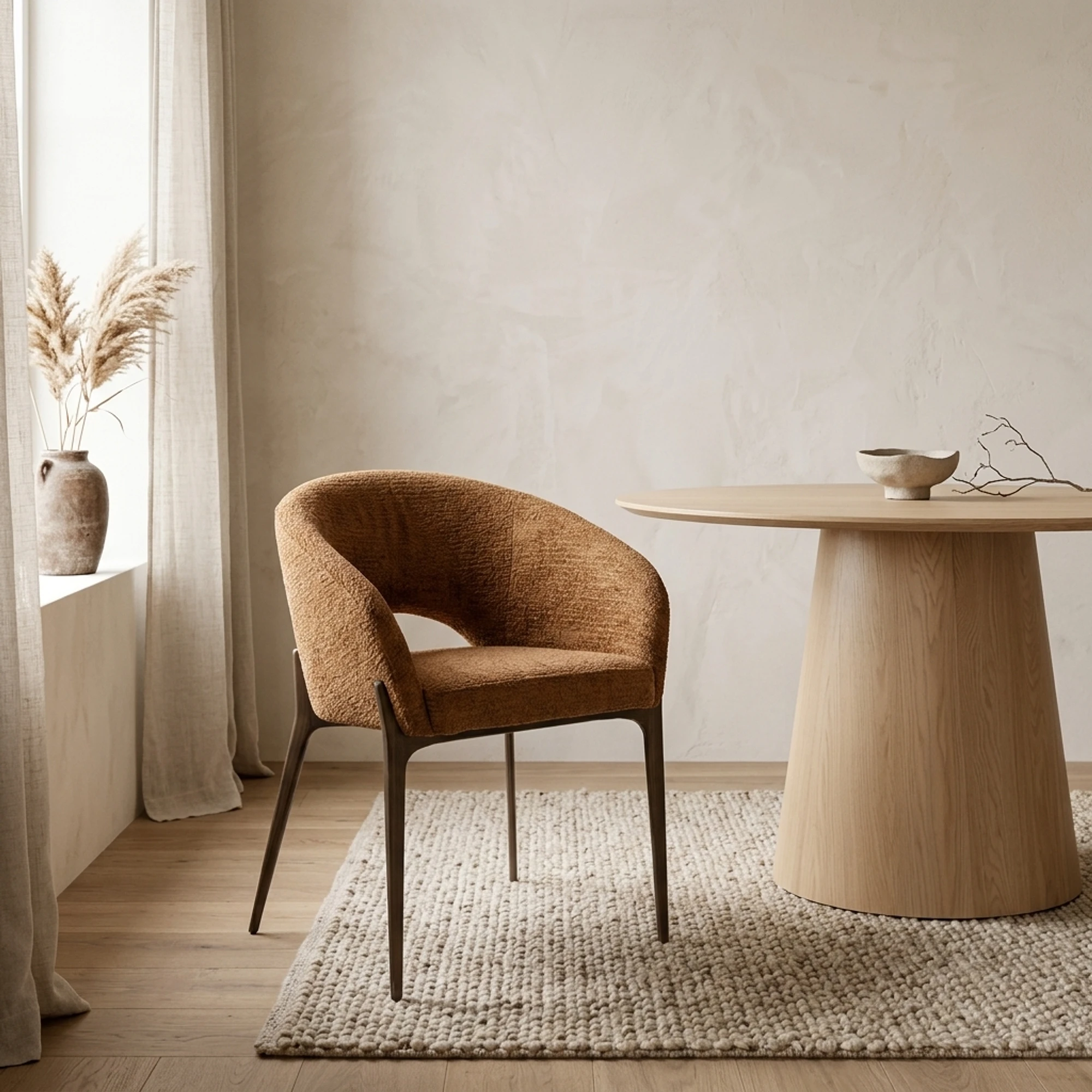 Dining chair Kenzi cognac fusion - Richmond Interiors