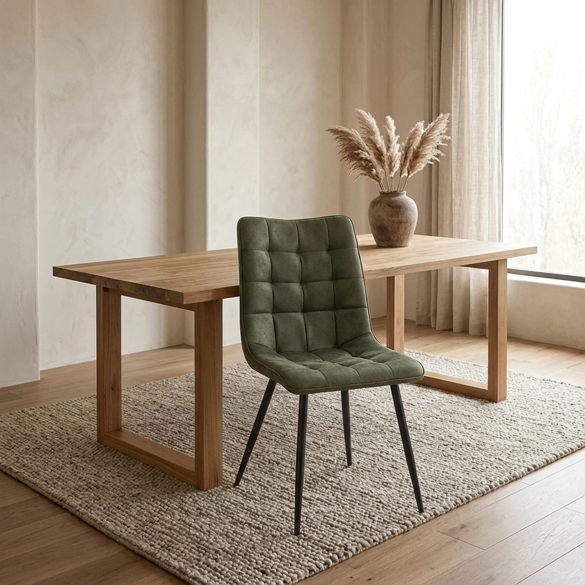Lucille Dining Chair CEP 04 Army Green - Benoa