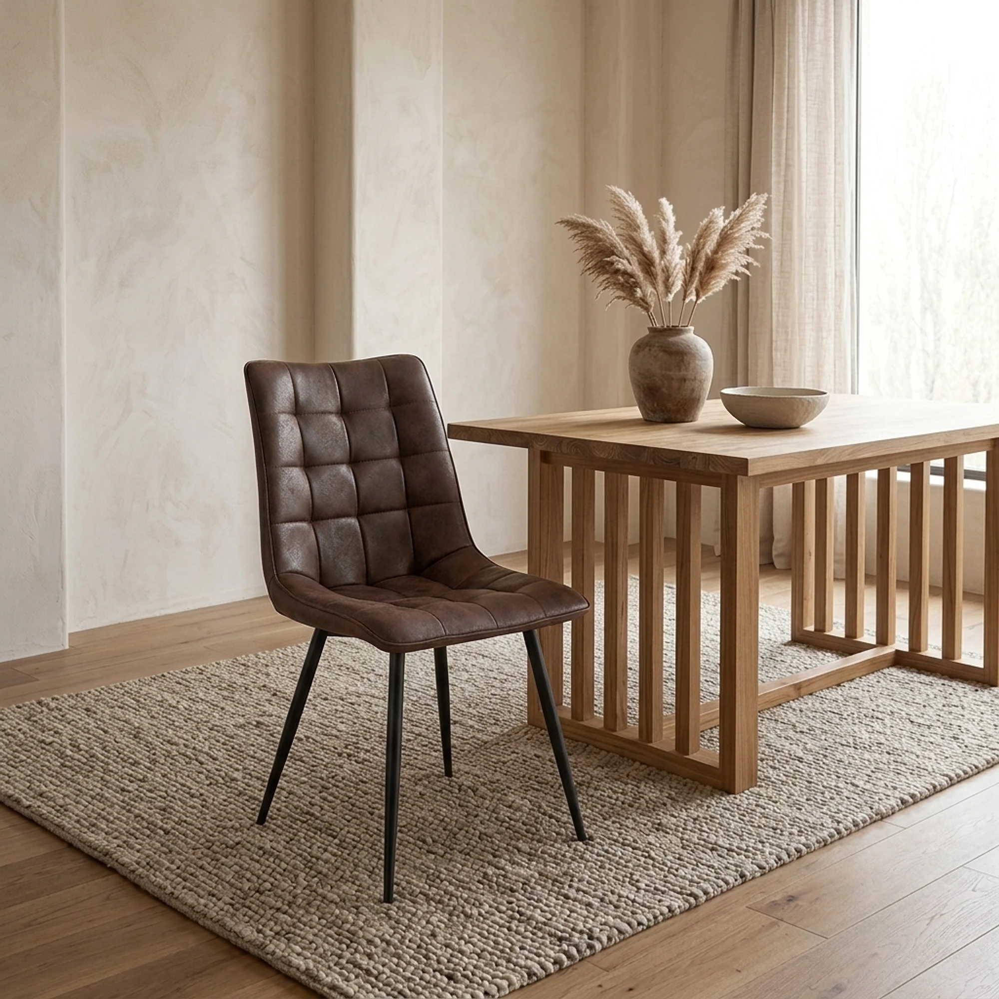 Lucille CEP 09 Dining Chair Dark Brown - Benoa