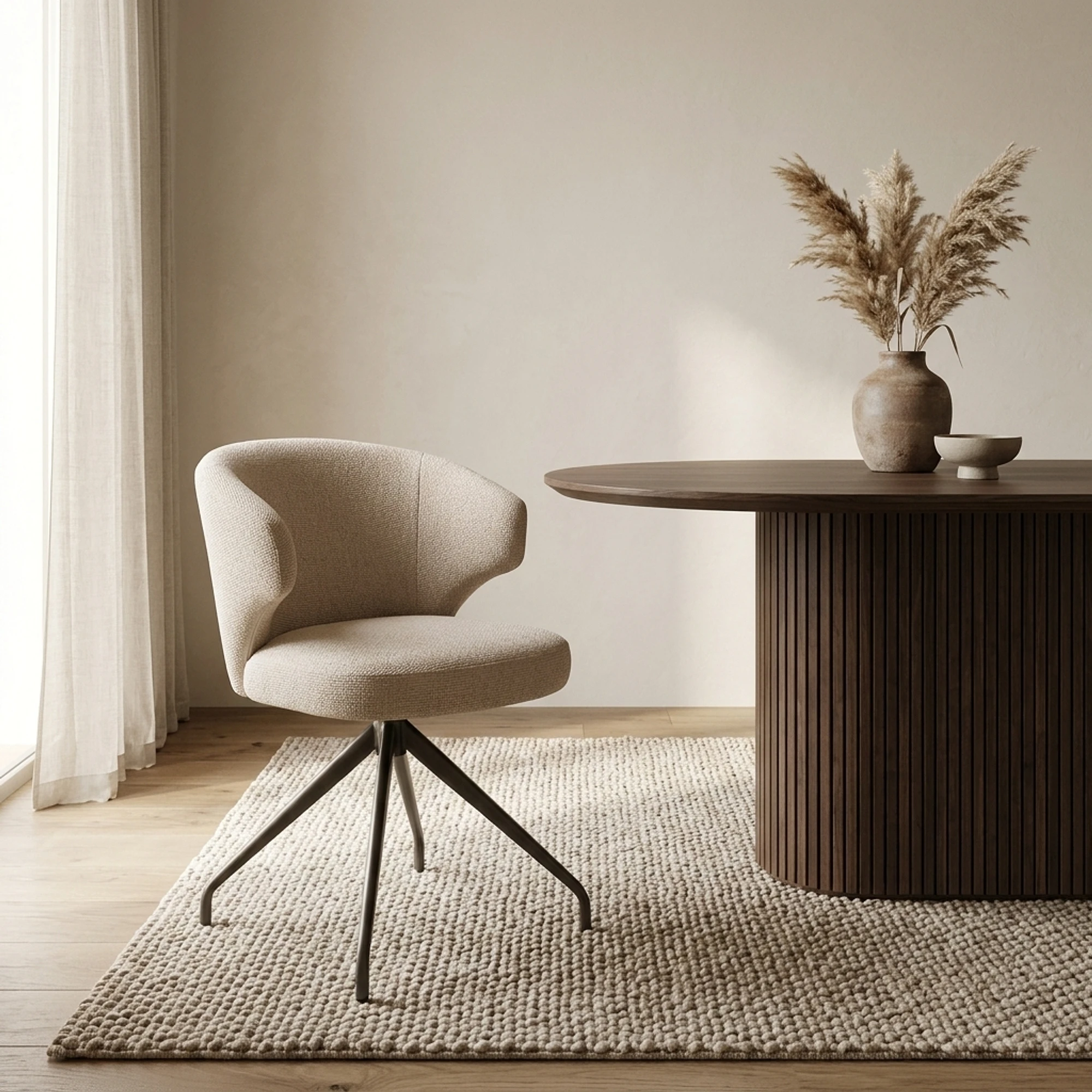 Esszimmerstuhl Milly biscotti drehbar - Richmond Interiors