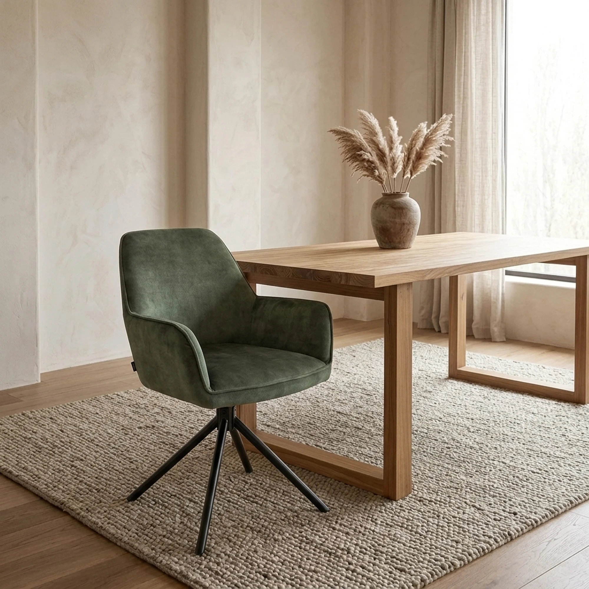 Noah Adore 17 Moss Dining Chair - Benoa