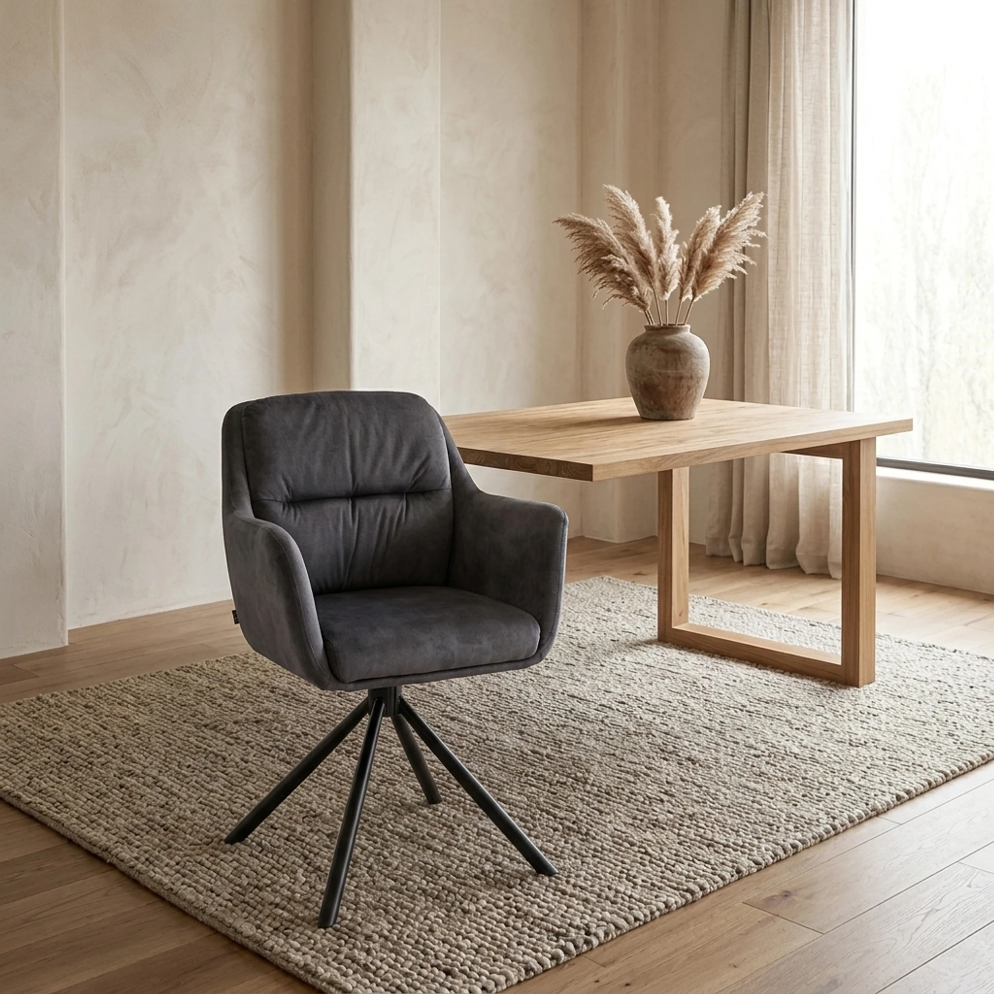 Dining Chair Talas Adore 29 Anthracite - Benoa