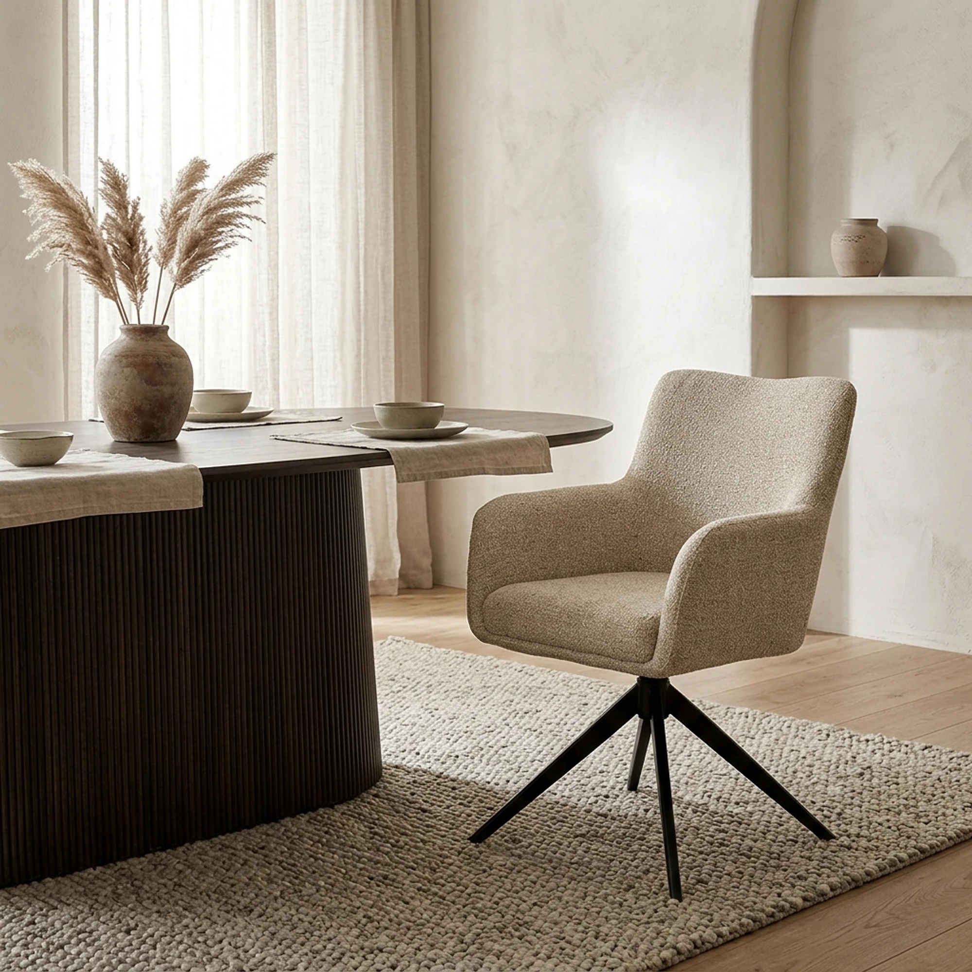 Esszimmerstuhl Tara Sand - Livingfurn