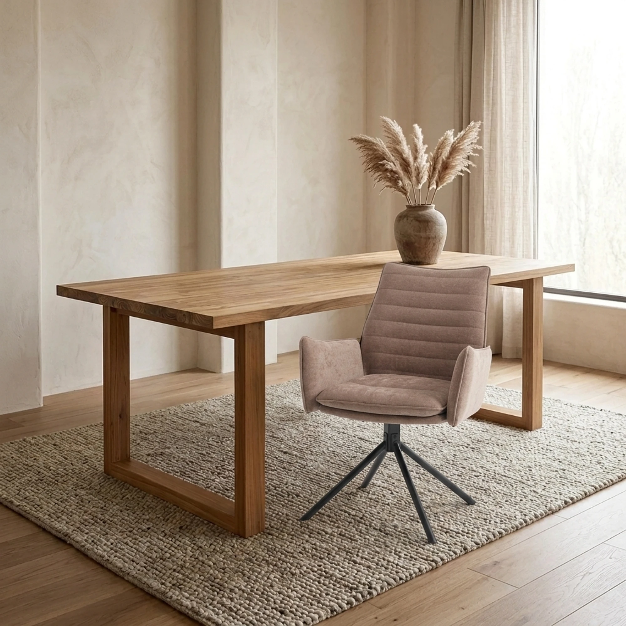 Tim Dining Chair Maloy 34 Taupe - Benoa