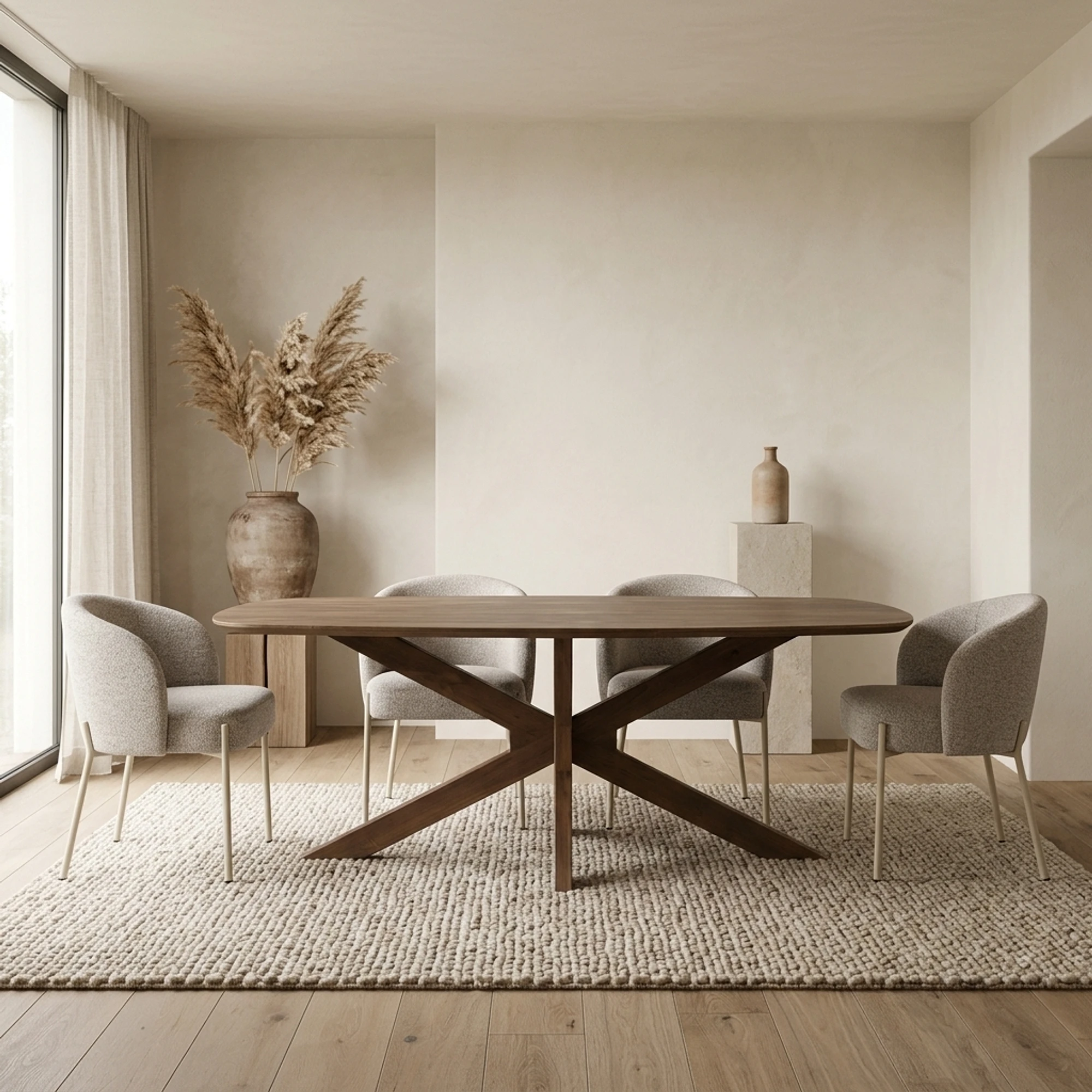 Esstisch Capricorn dänisch oval 240 cm (Marron Brown) - My Sons