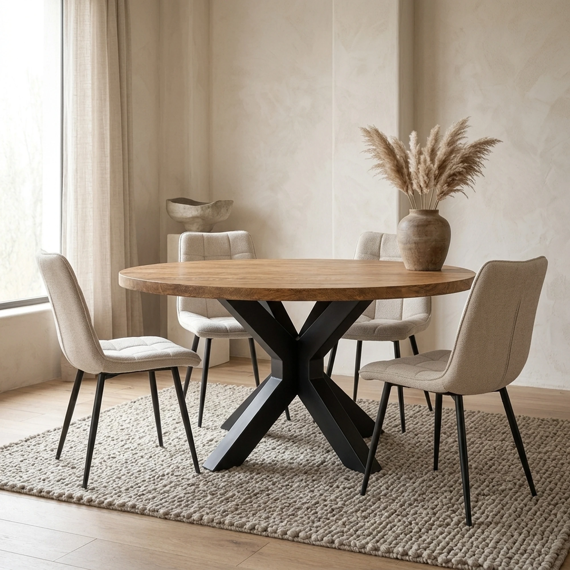 Dining Table Round Mango 130 - Benoa