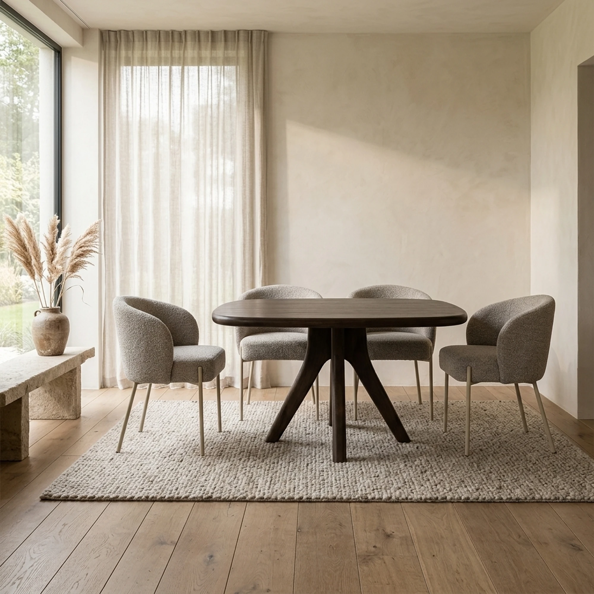 Esstisch Addo Münzform 150 cm - MySons