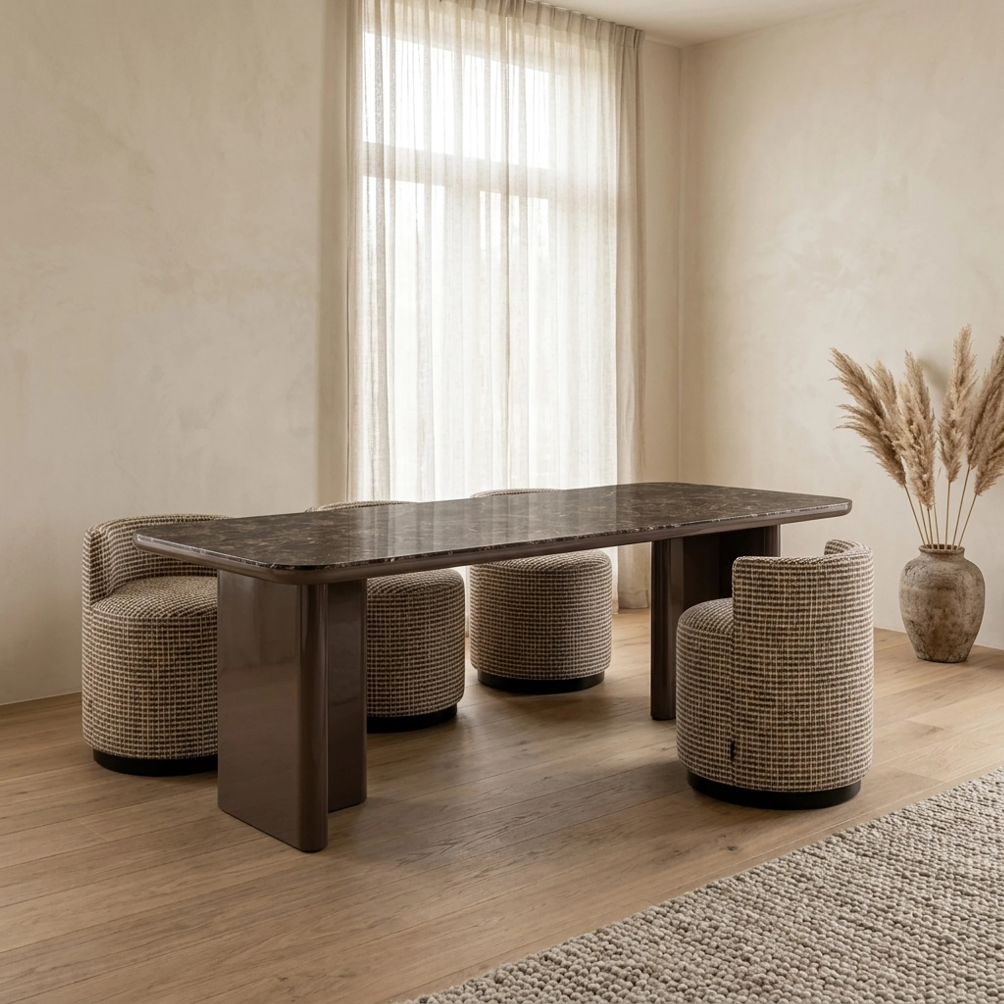 Dining table Almundi chocolat brown 230 - Richmond Interiors