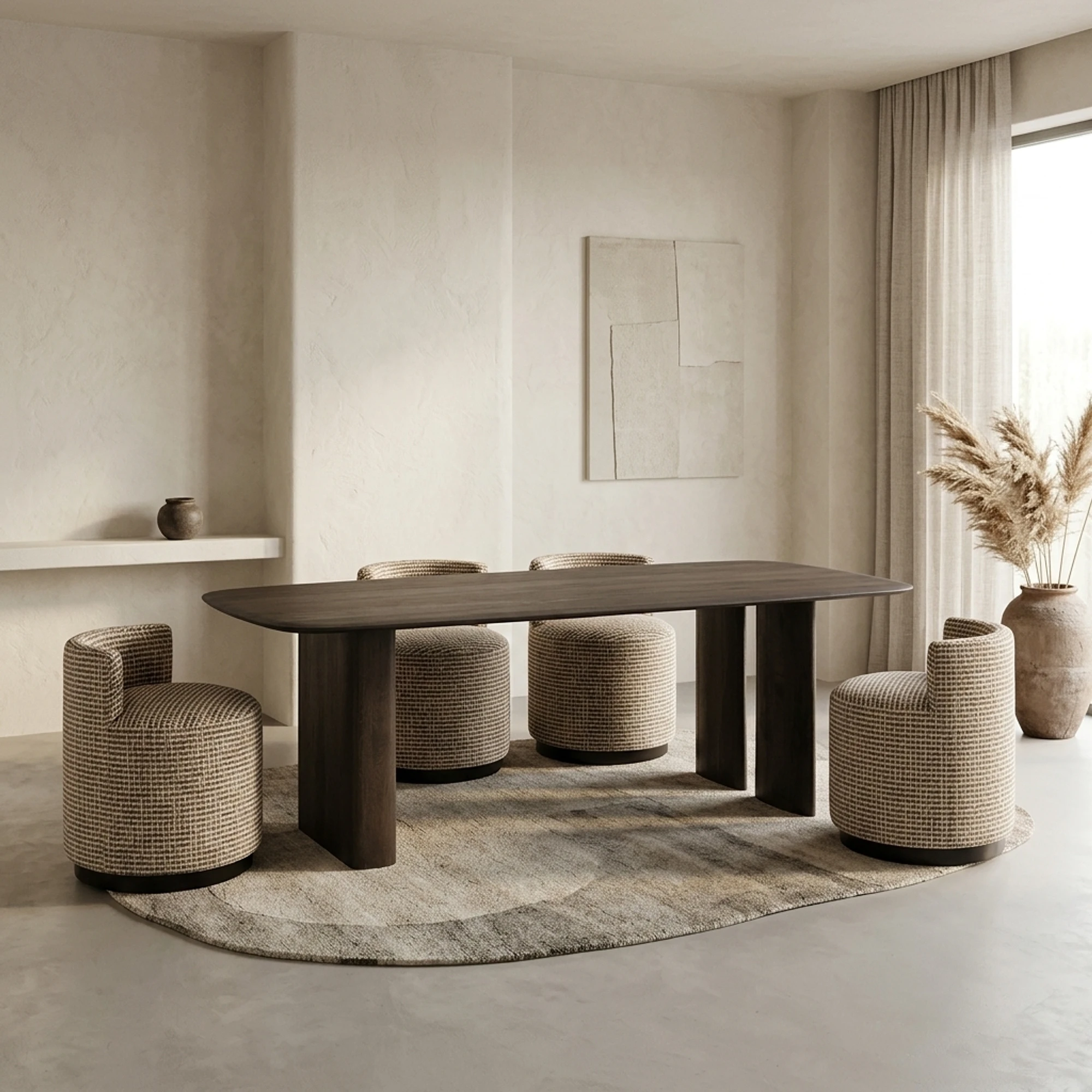 Dining table Castello Smoked charchoal 230 - Richmond Interiors