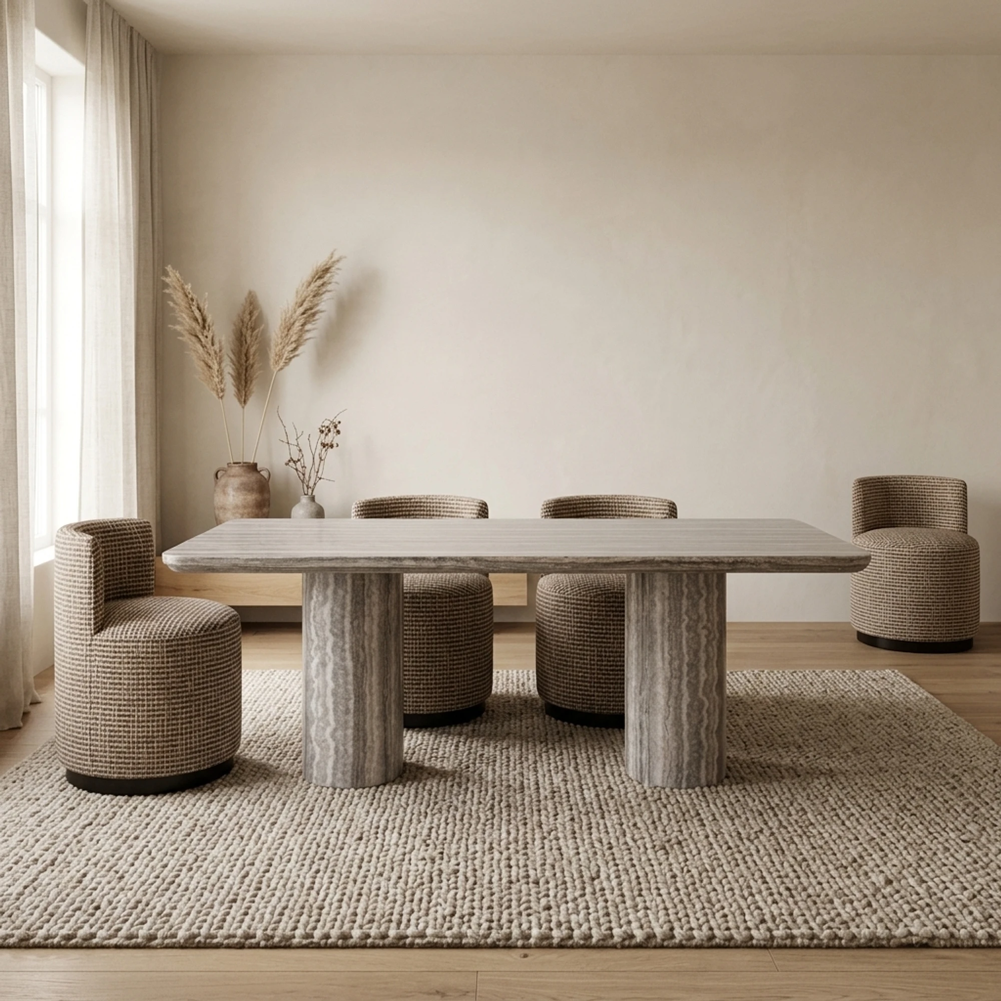Dining table Dulce grey 225 (denizly) - Richmond Interiors