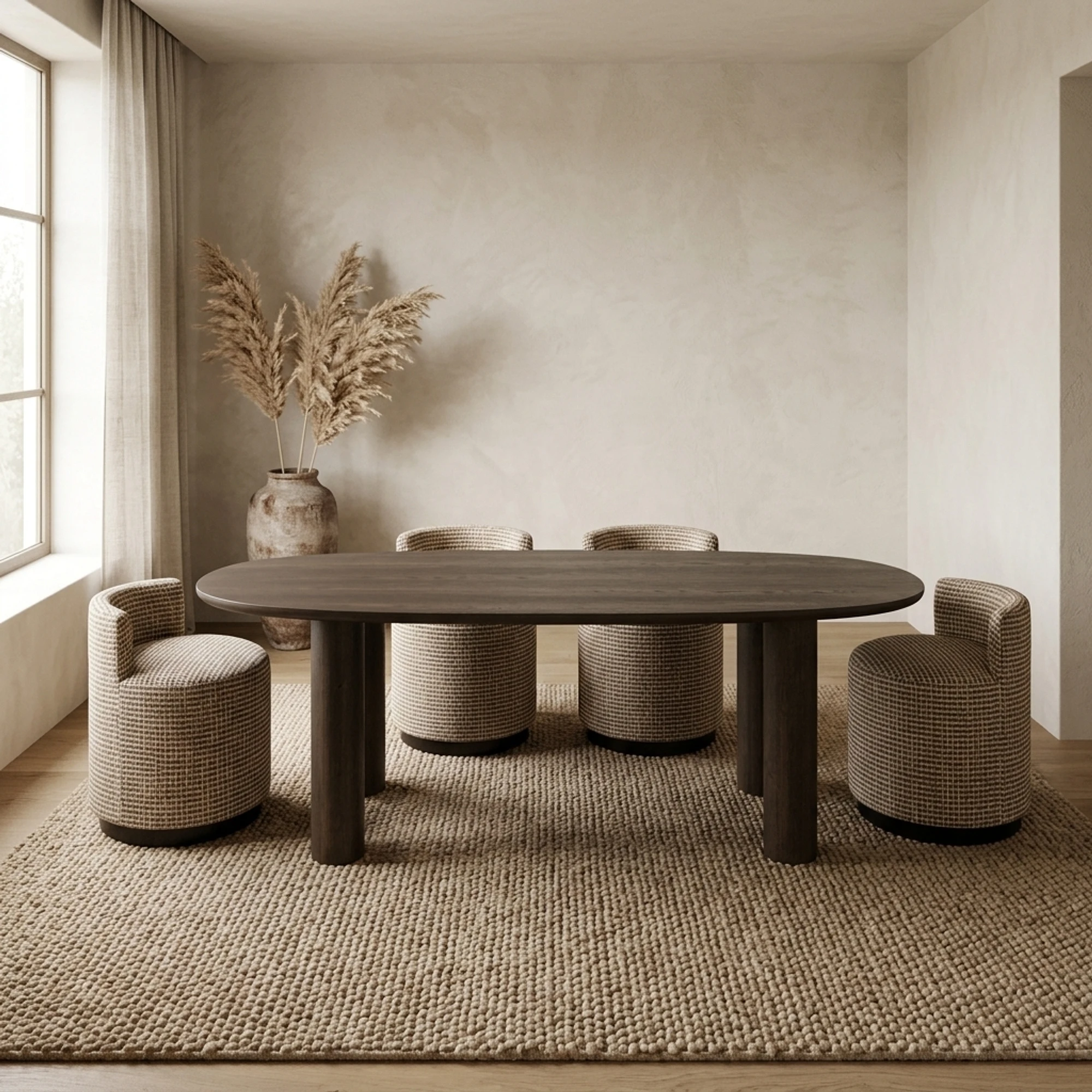 Ellington Dining Table brown 230 - Richmond Interiors