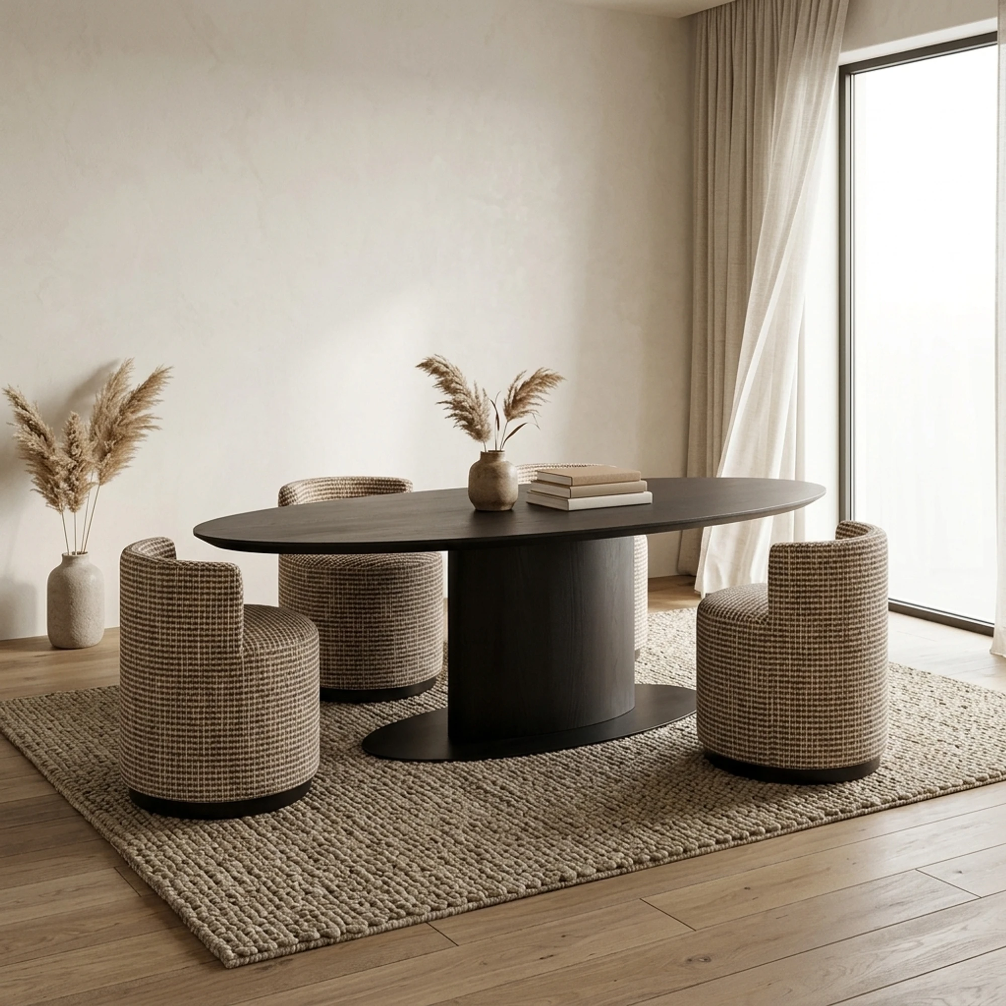 Eettafel Gordon dark coffee 240 - Richmond Interiors