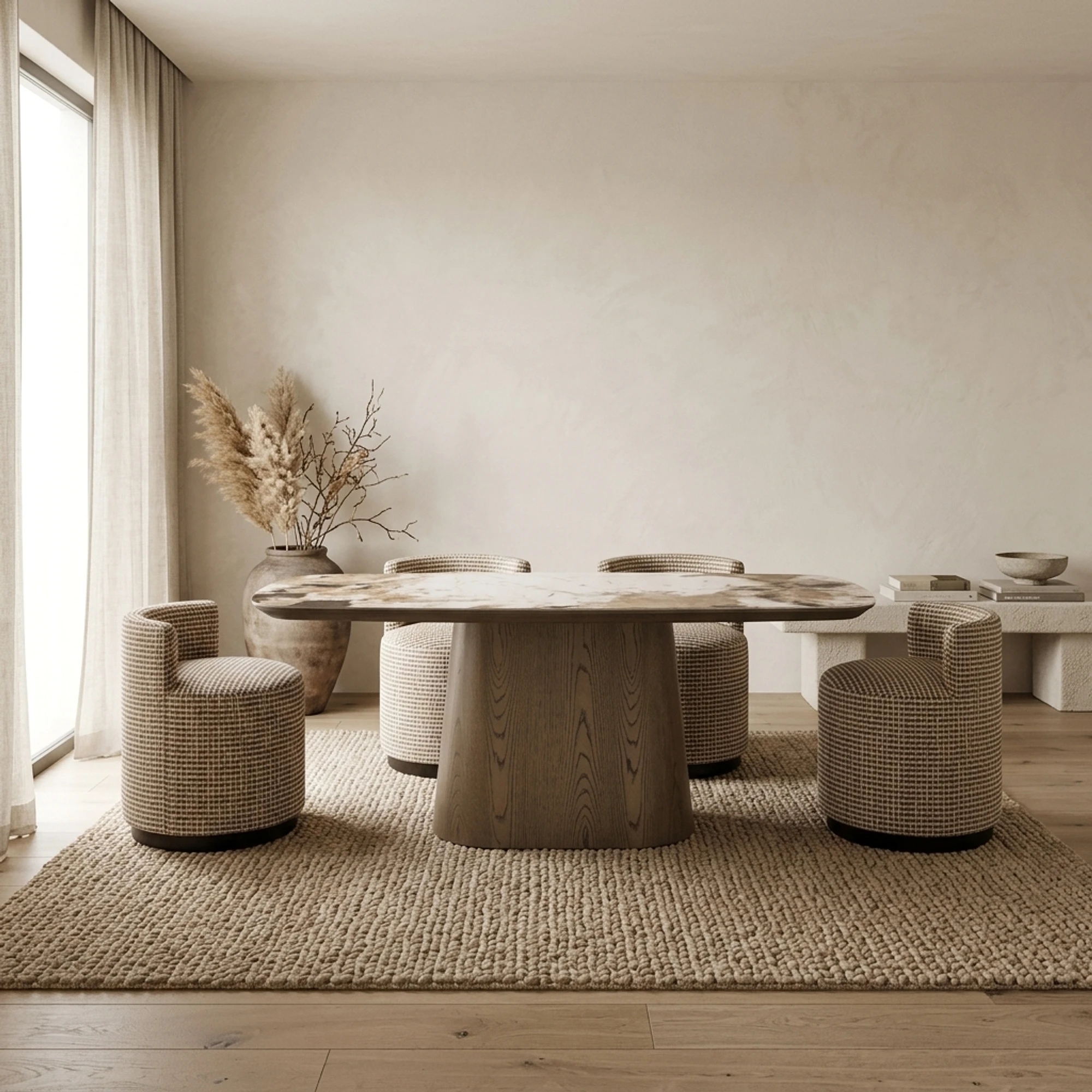 Langford Dining Table brown 200 - Richmond Interiors