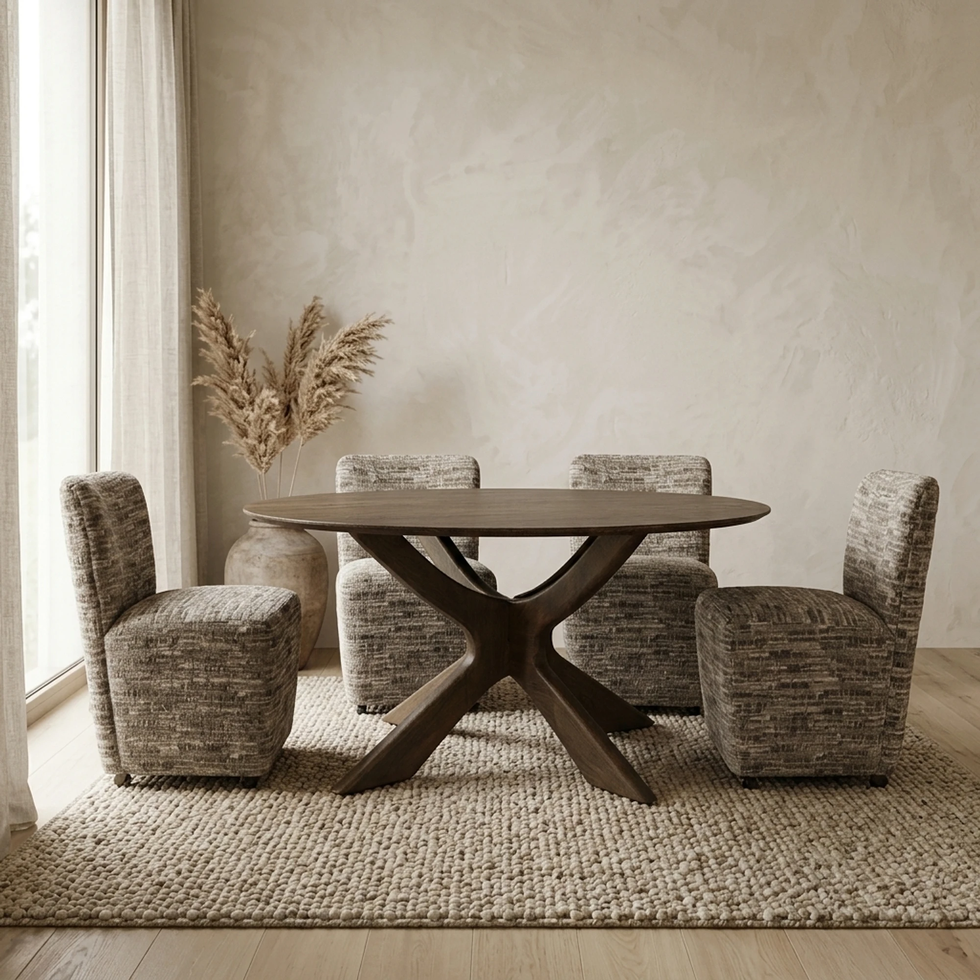 Esstisch Montreaux Round Brown 150cm - Brix