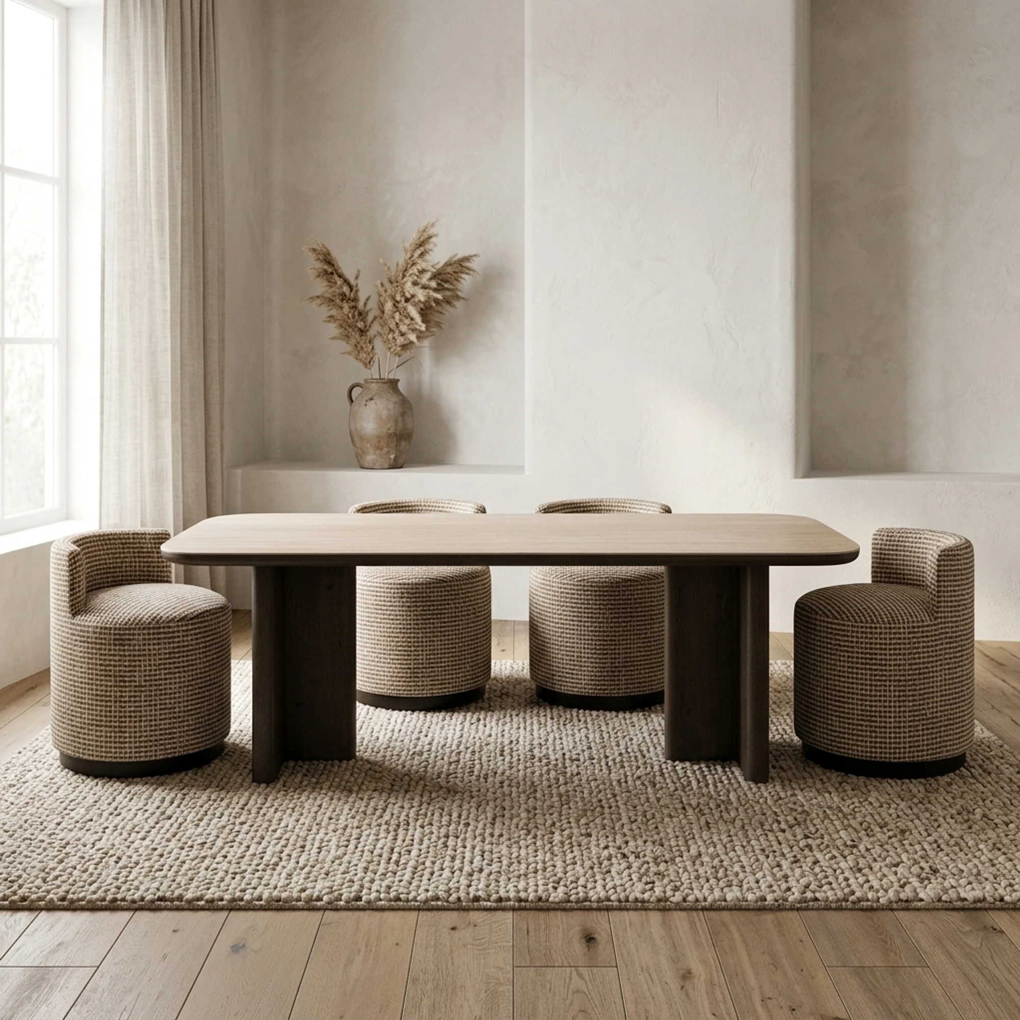 Nando Dining Table brown 230 - Richmond Interiors