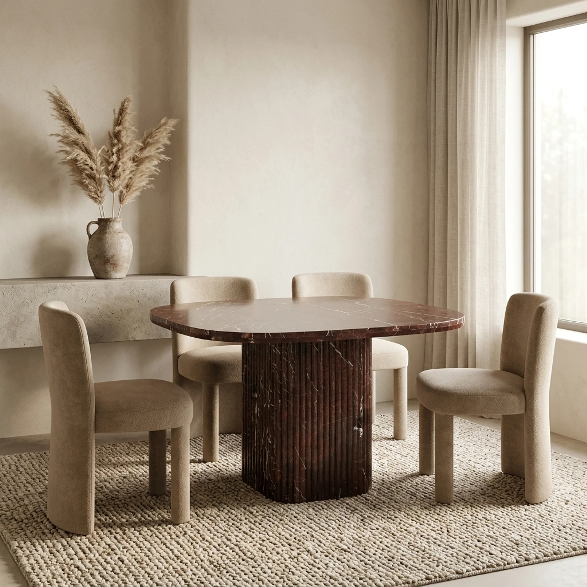 Dining Table Orchid burgundy - Richmond Interiors