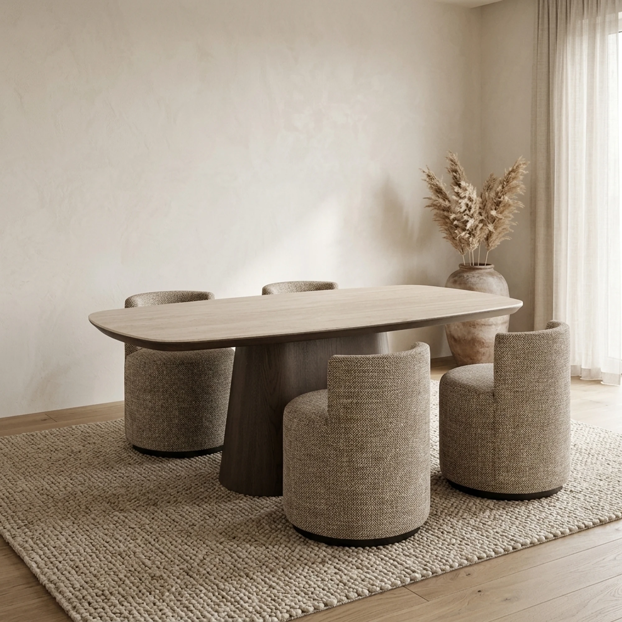 Ritz Dining Table brown 200 - Richmond Interiors