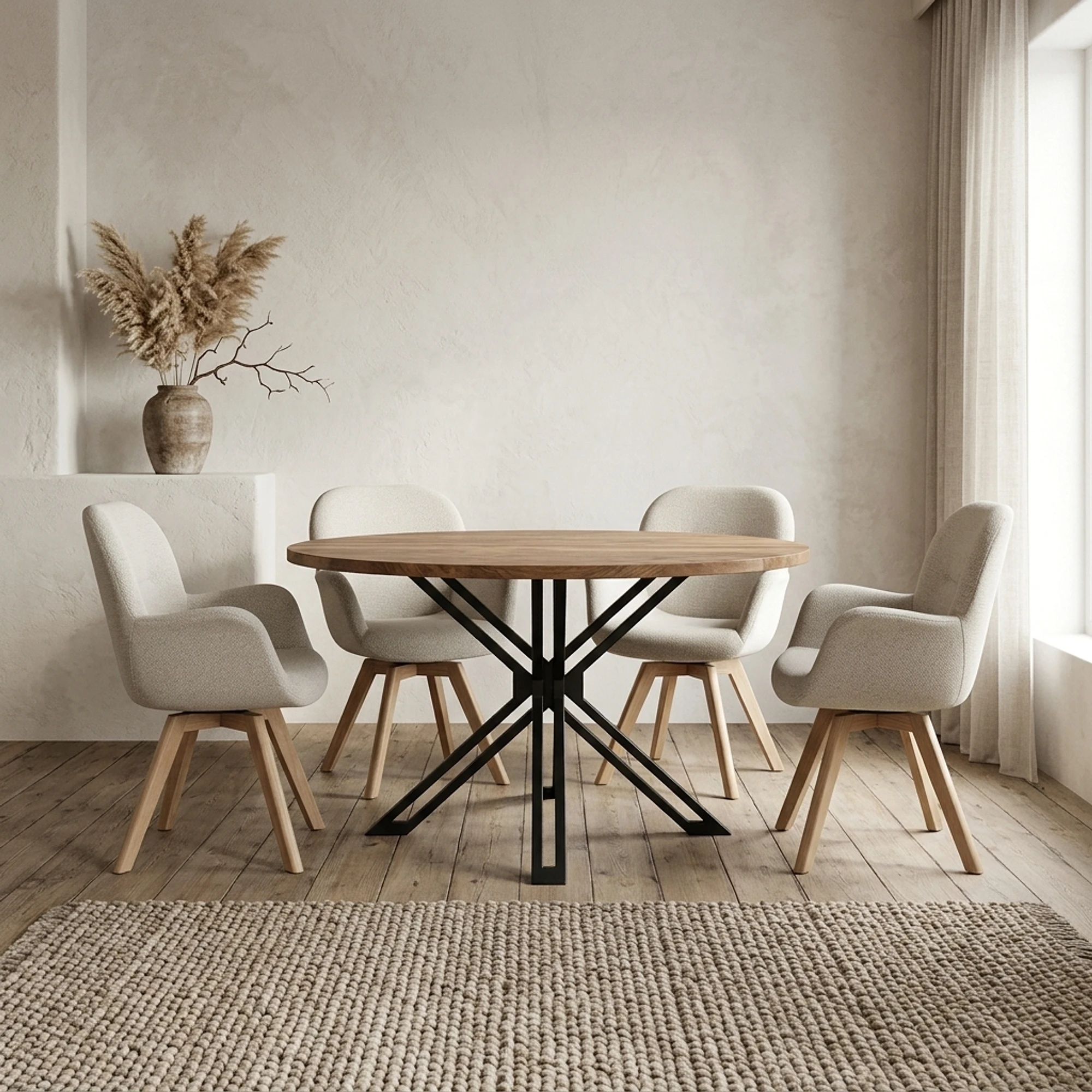 Eettafel Rond Yana - Benoa