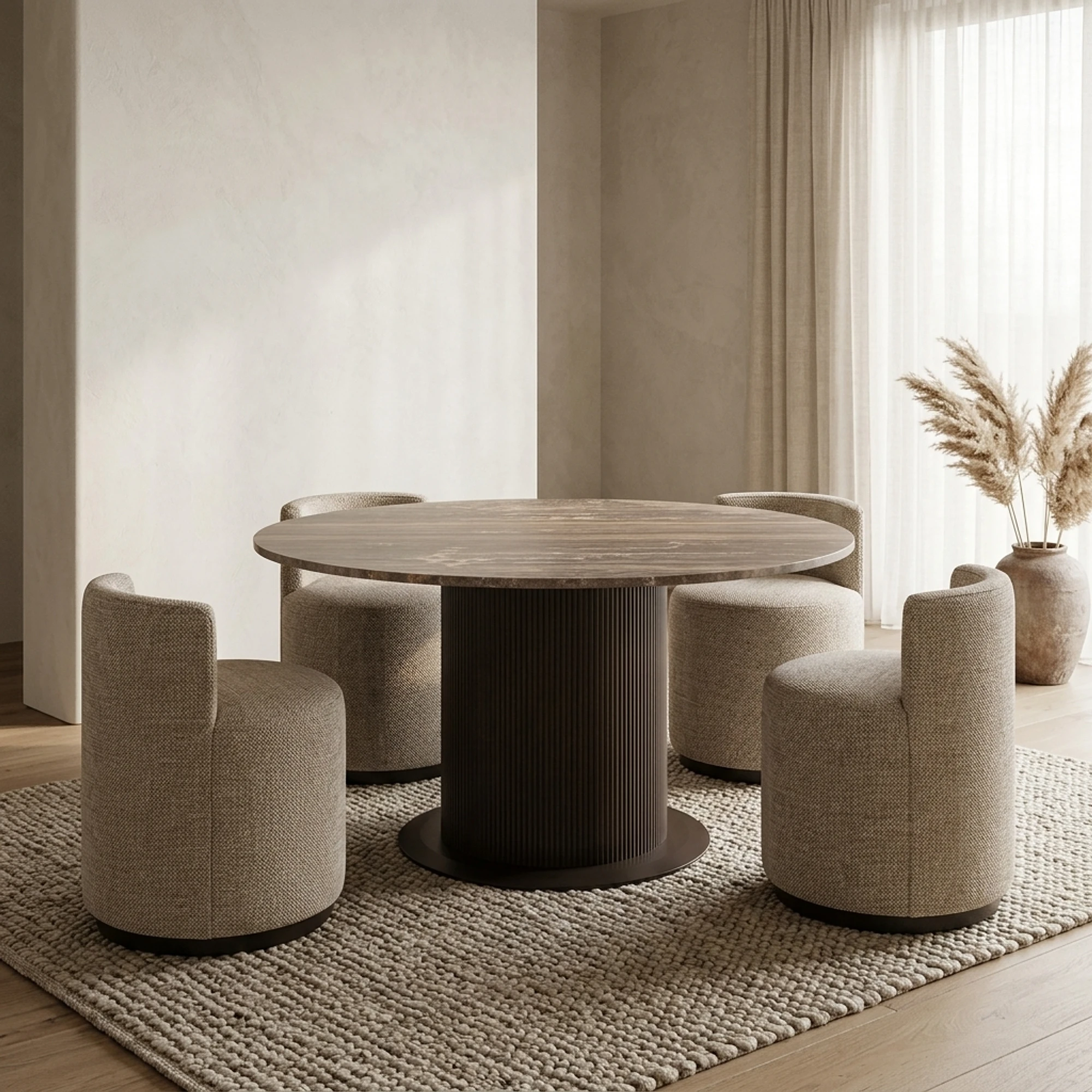 Dining table Russo ash brown 140Ø - Richmond Interiors