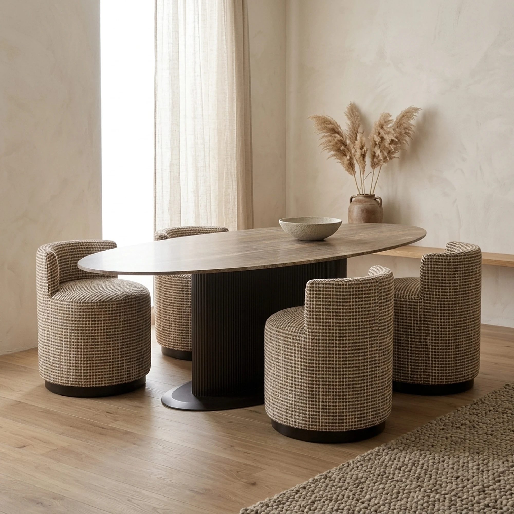 Dining table Russo ash brown oval 235 - Richmond Interiors
