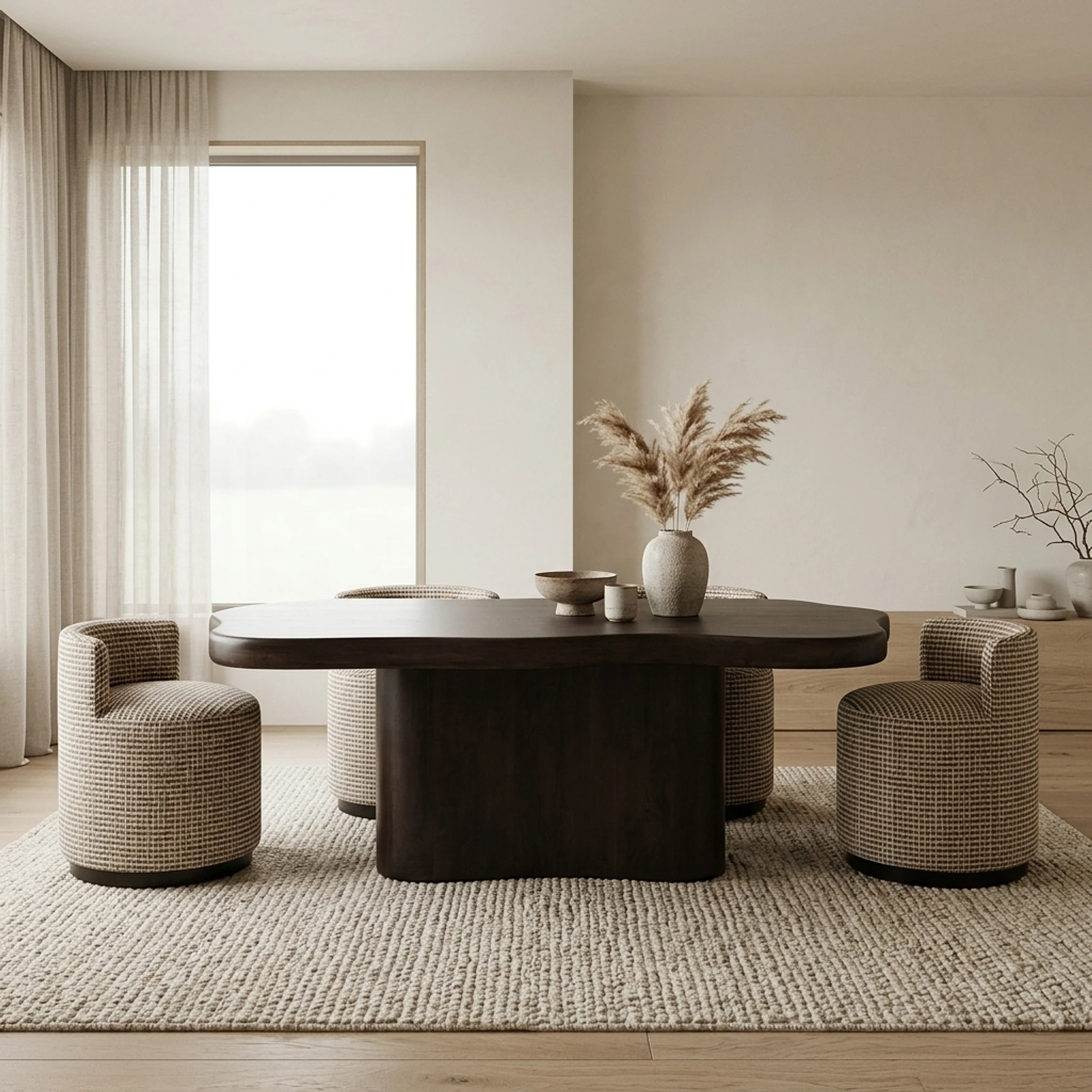 Esstisch Sherman dark brown 230x139 (Acacia) - Richmond Interiors