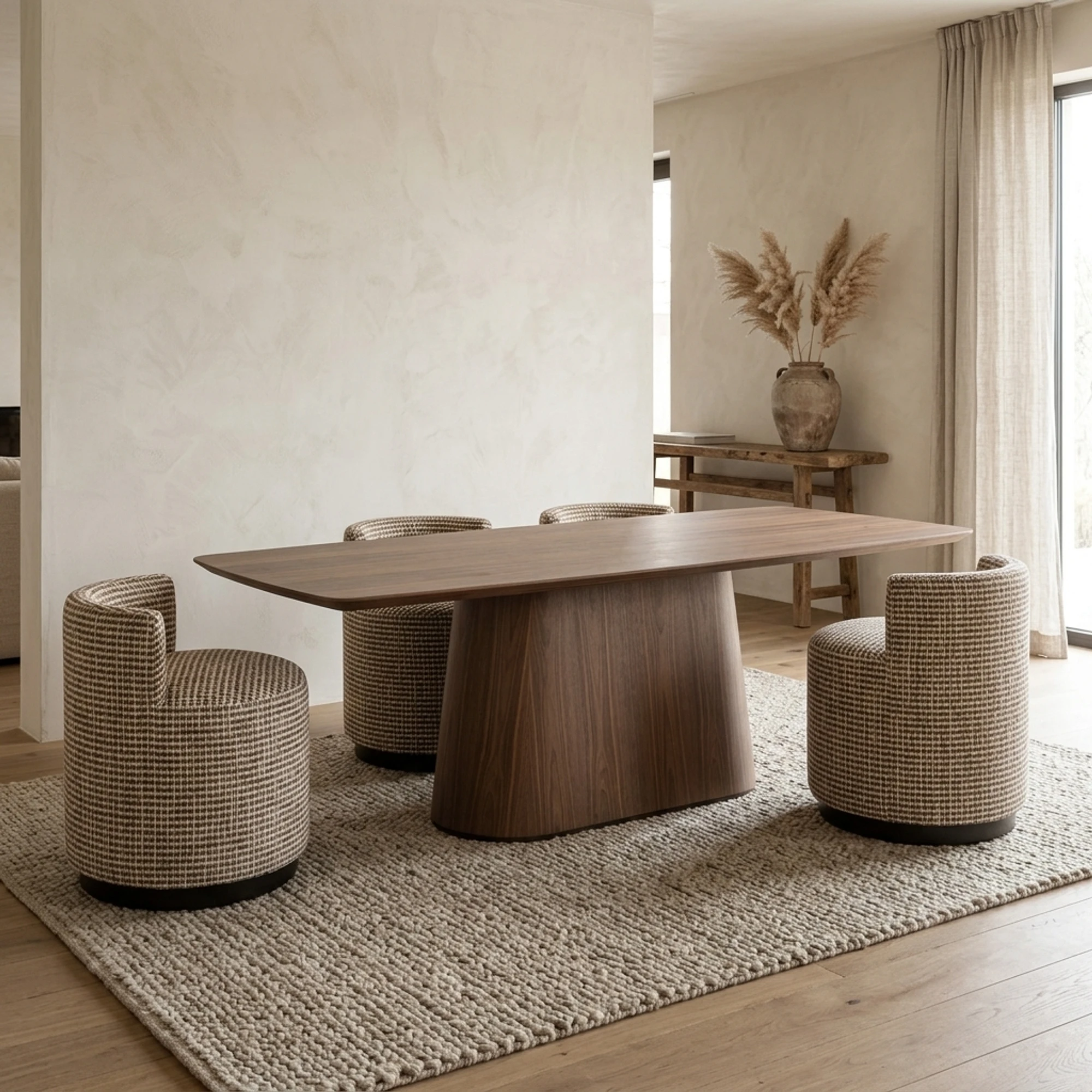 Dining table Windsor walnut 190 - Richmond Interiors
