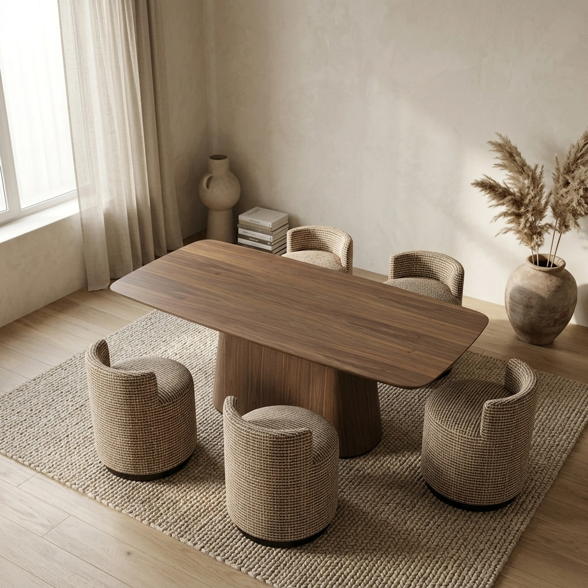 Dining table Windsor walnut 230 - Richmond Interiors