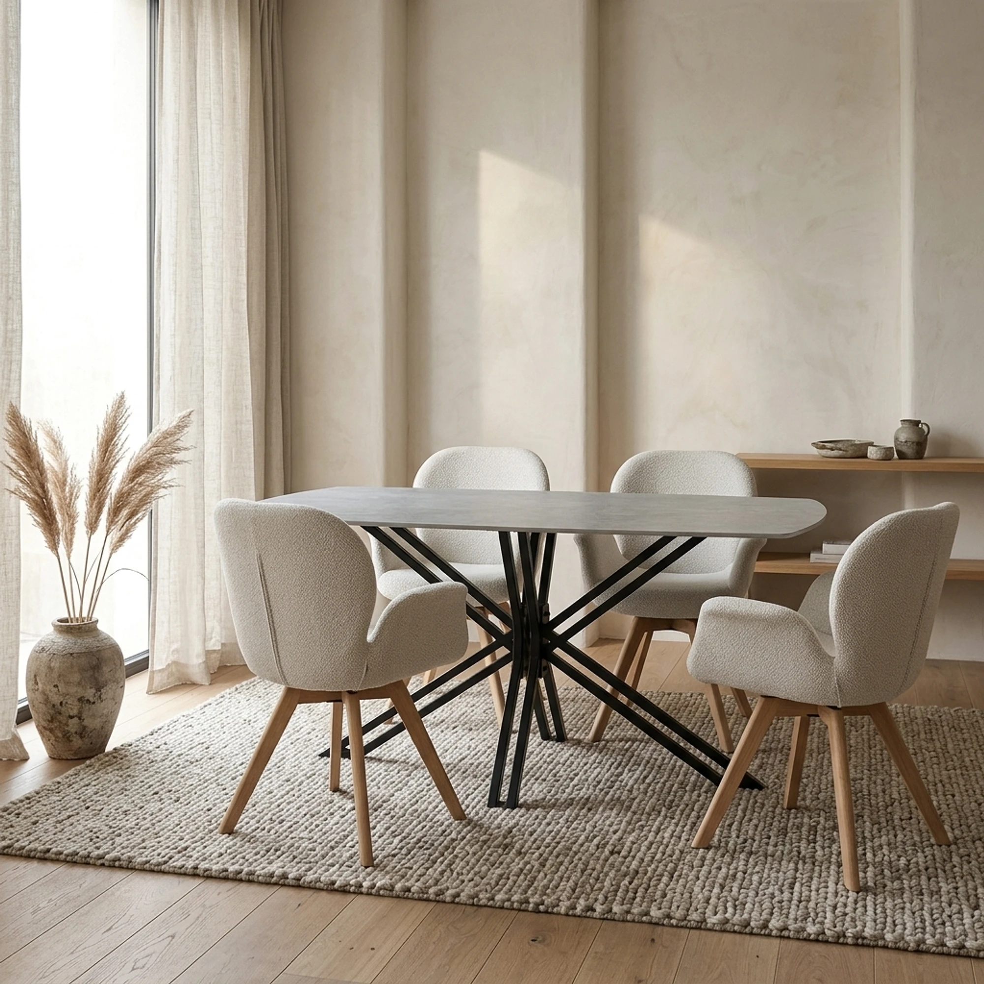 Dining Table Yana Sintered Stone - Benoa