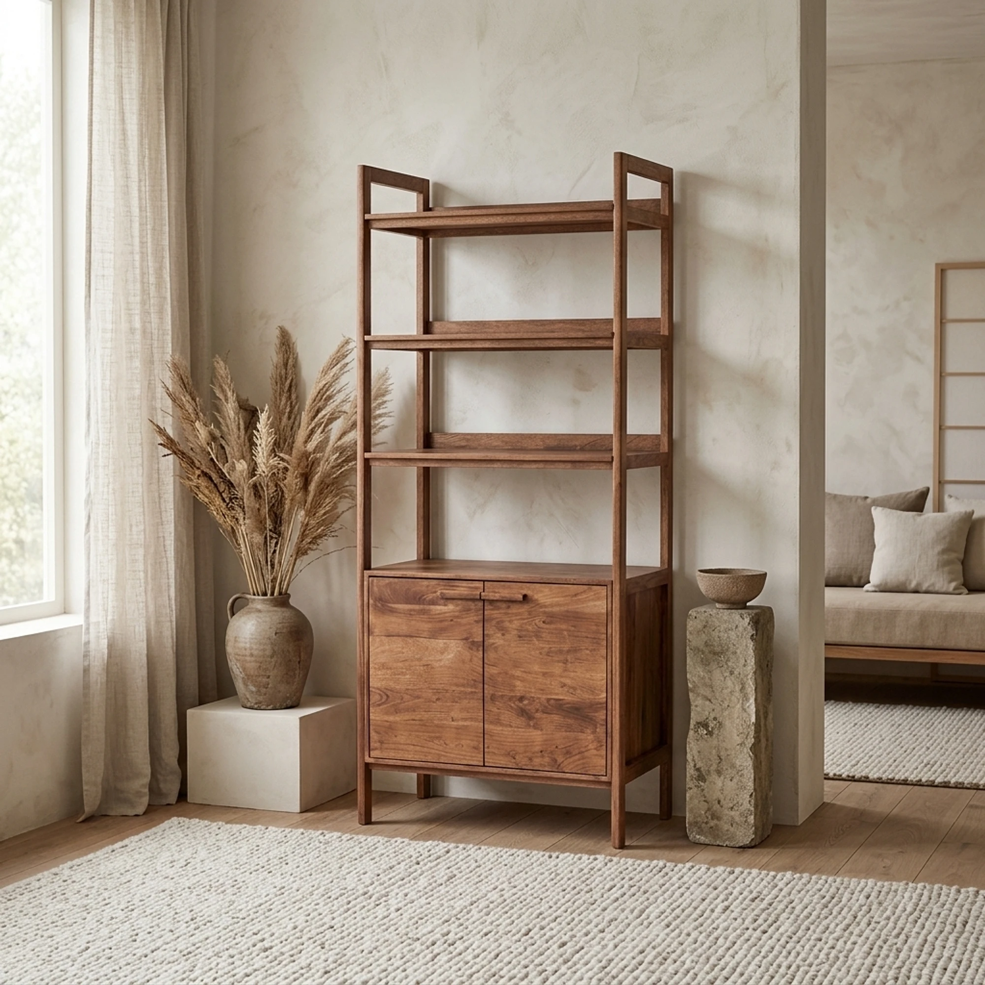 Aufbewahrungsschrank Falcone braun 90 cm - Tower Living