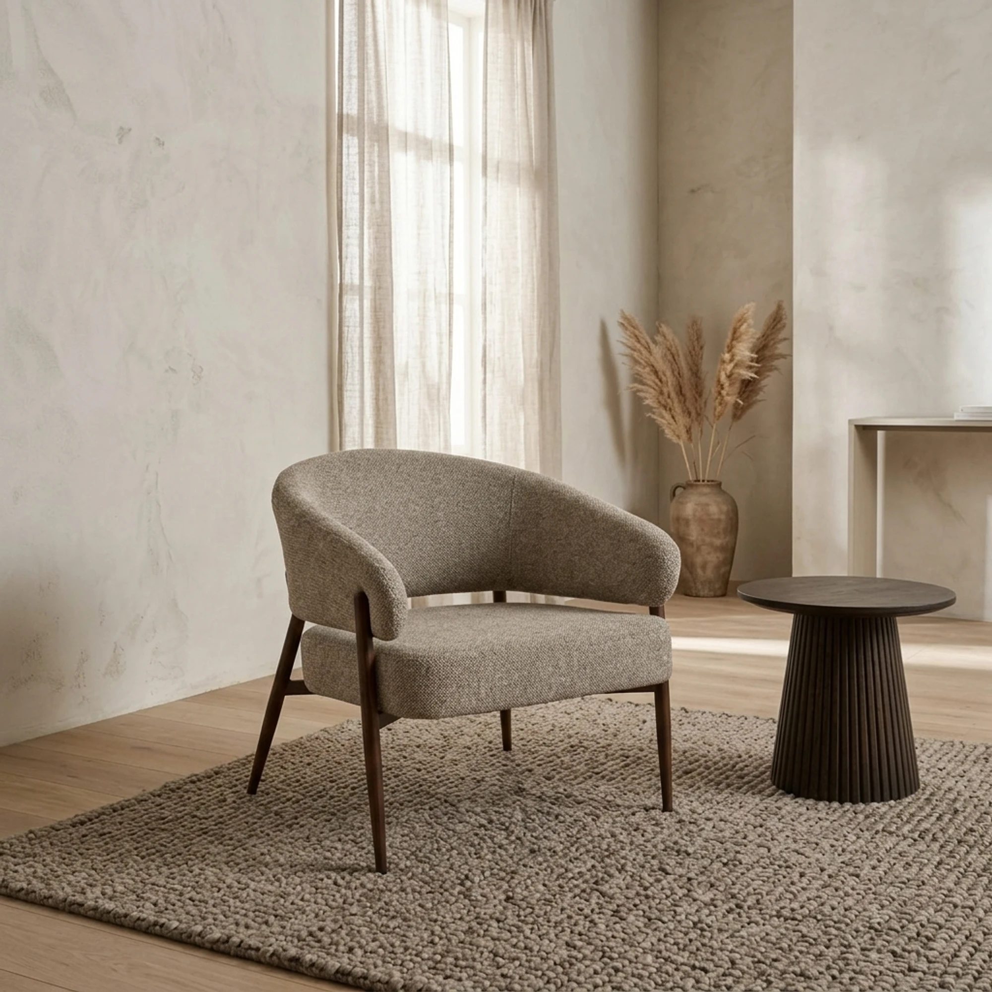 Sessel Dilan Hush Walnut - Livingfurn