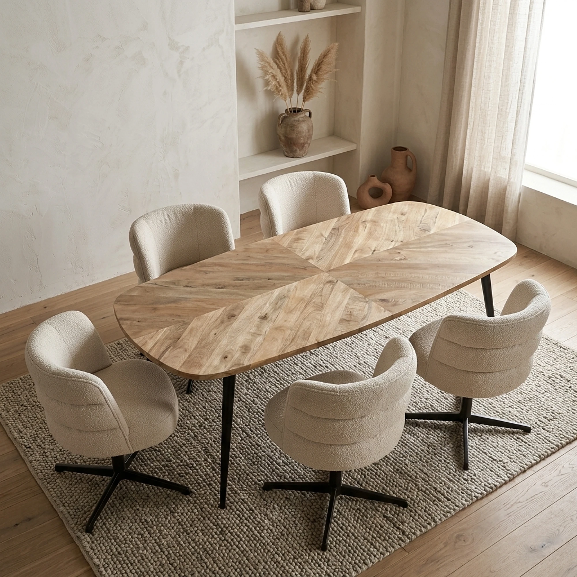 Giovanni Dining Table natural Danish oval - Tower Living