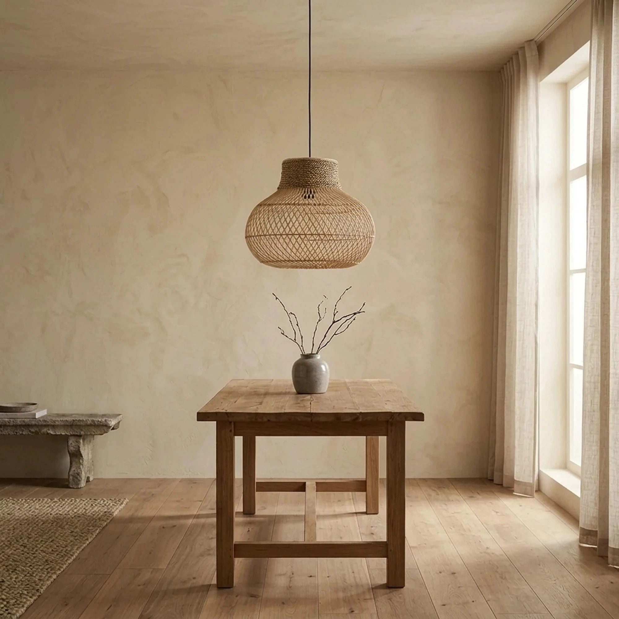 Pendant light Las Dalias small (Pitrit, Natural) - MUST Living