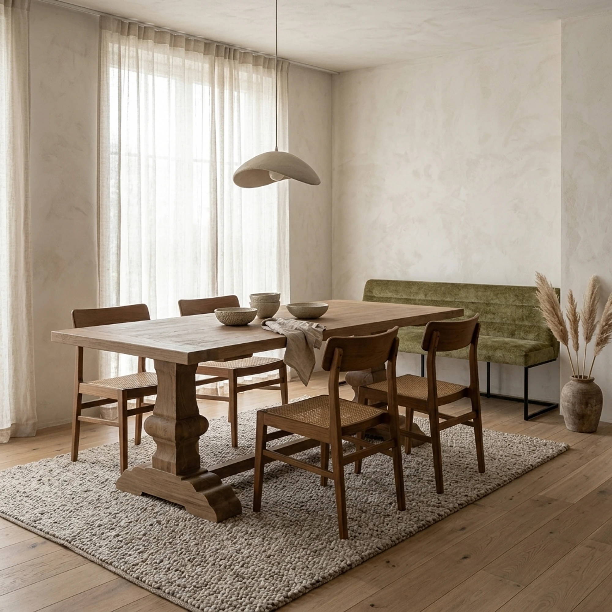 Le Mans Dining Table brown rectangular - Tower Living