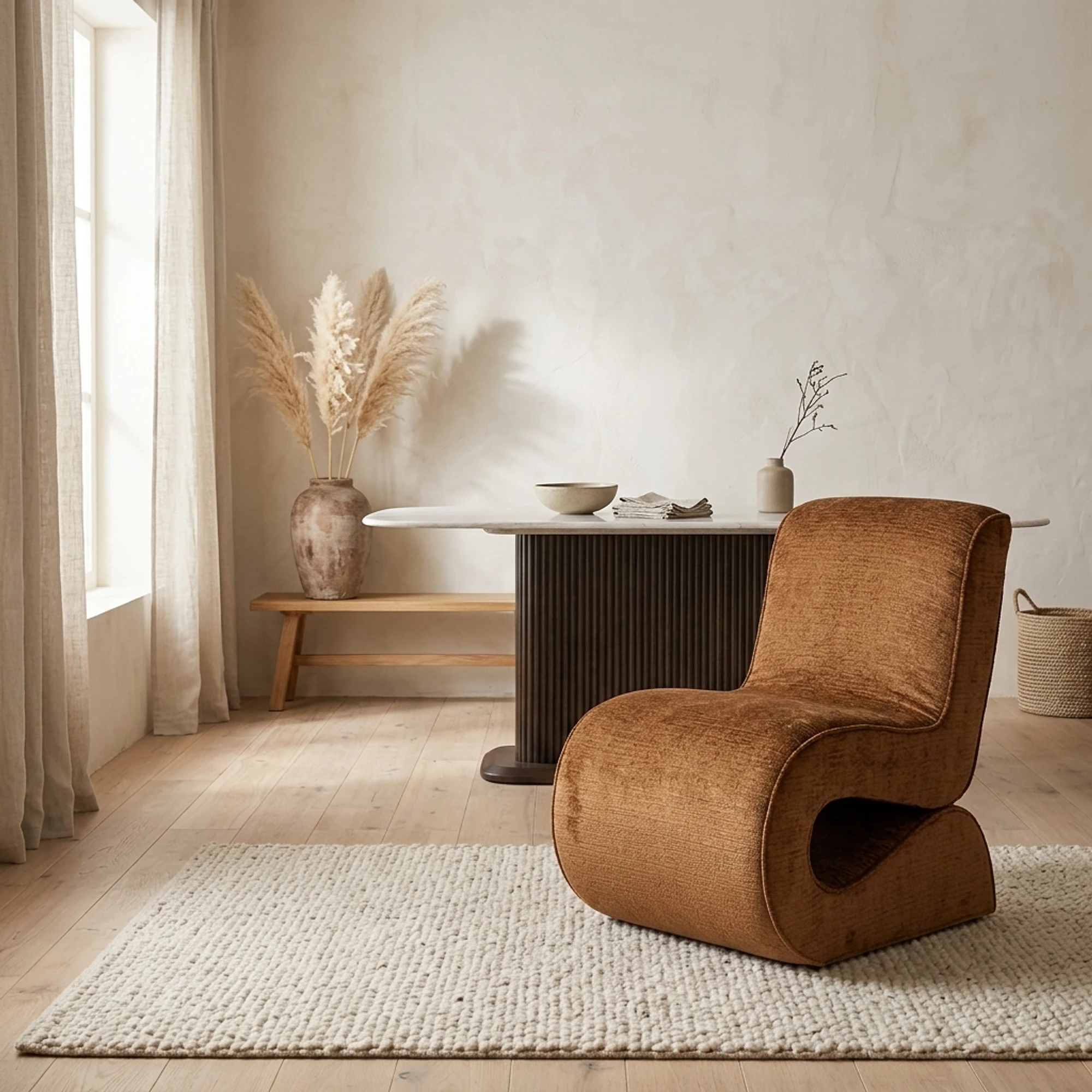 Lounge Stuhl Frankie cognac fusion - Richmond Interiors