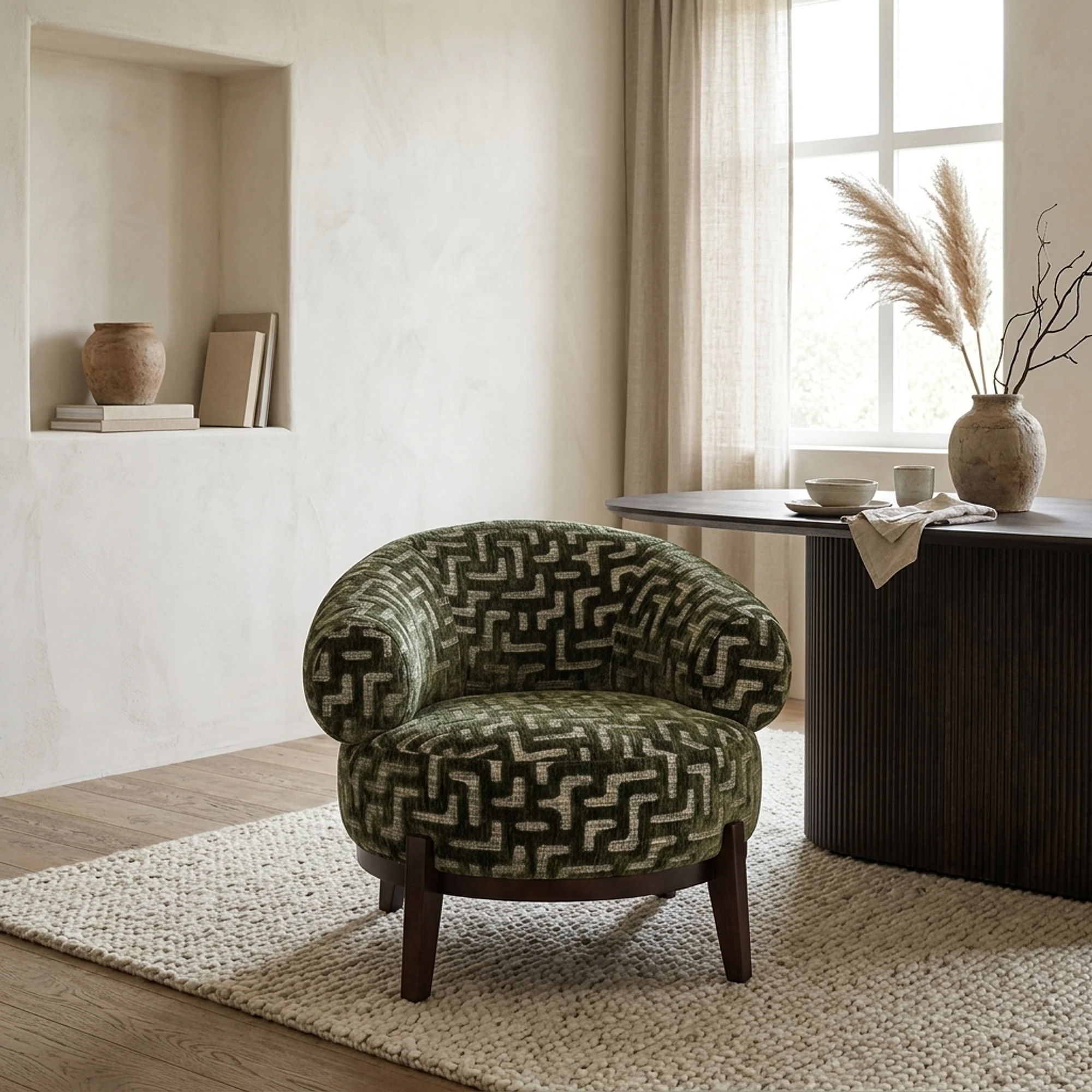 Lounge Stuhl Montana moss labyrinth - Richmond Interiors